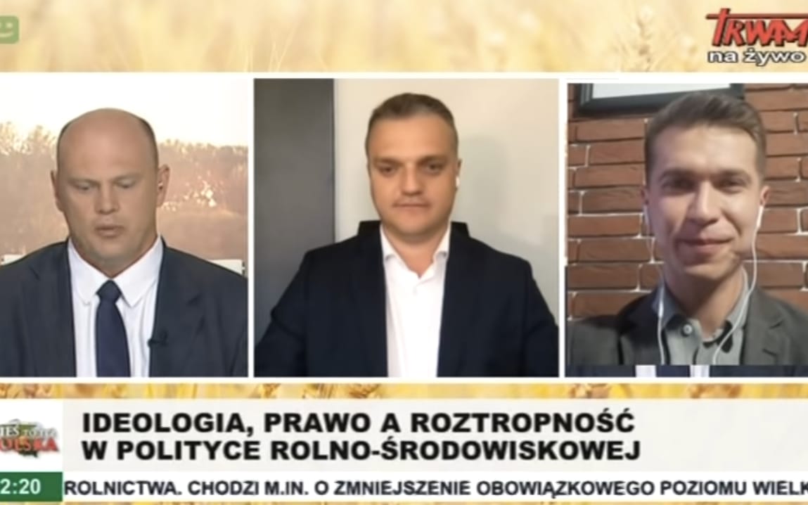 Grafika do artykułu Spisek gejów zniszczy polskie rolnictwo. Telewizja Rydzyka fantazjuje o LGBT jak antysemici o Żydach