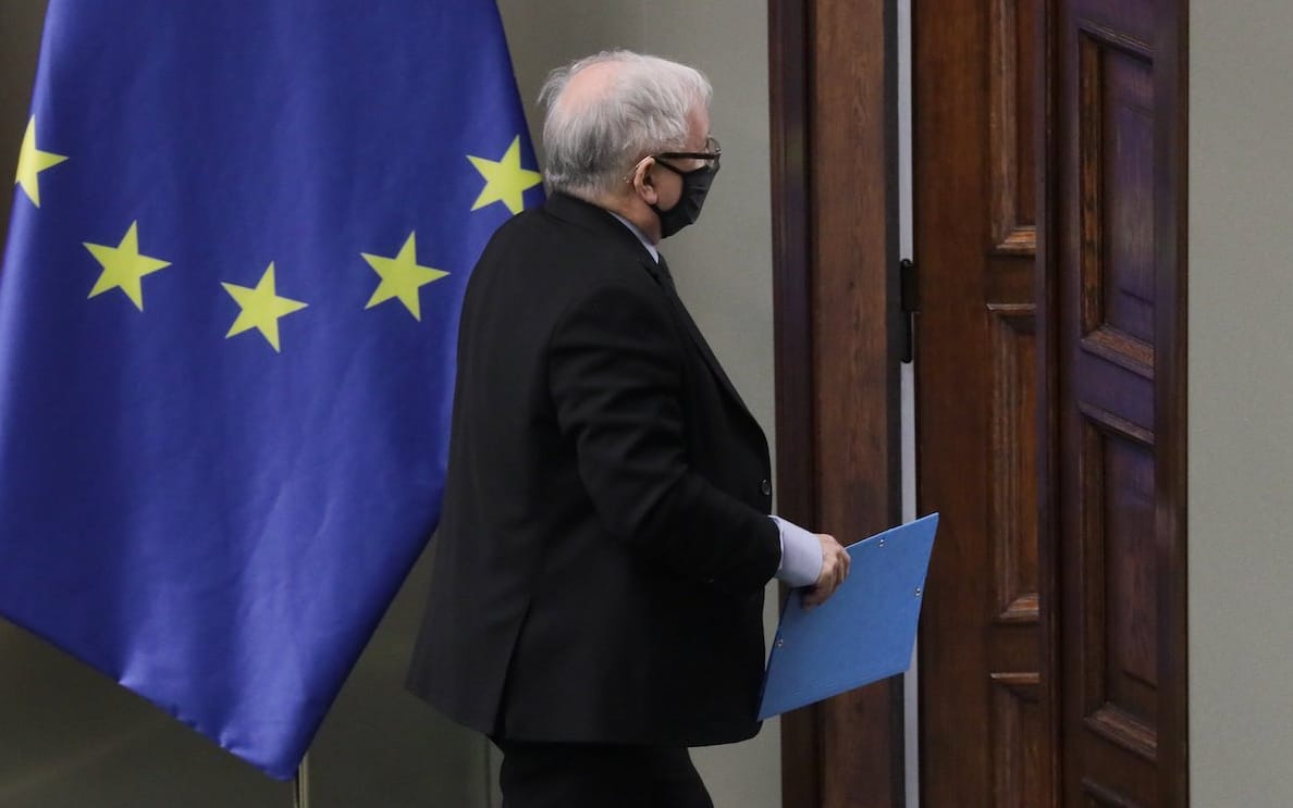 28.05.2020 Warszawa , ul Wiejska , Sejm . Blok glosowan podczas drugiego dnia 12 posiedzenia . Jaroslaw Kaczynski
Fot. Slawomir Kaminski / Agencja Gazeta