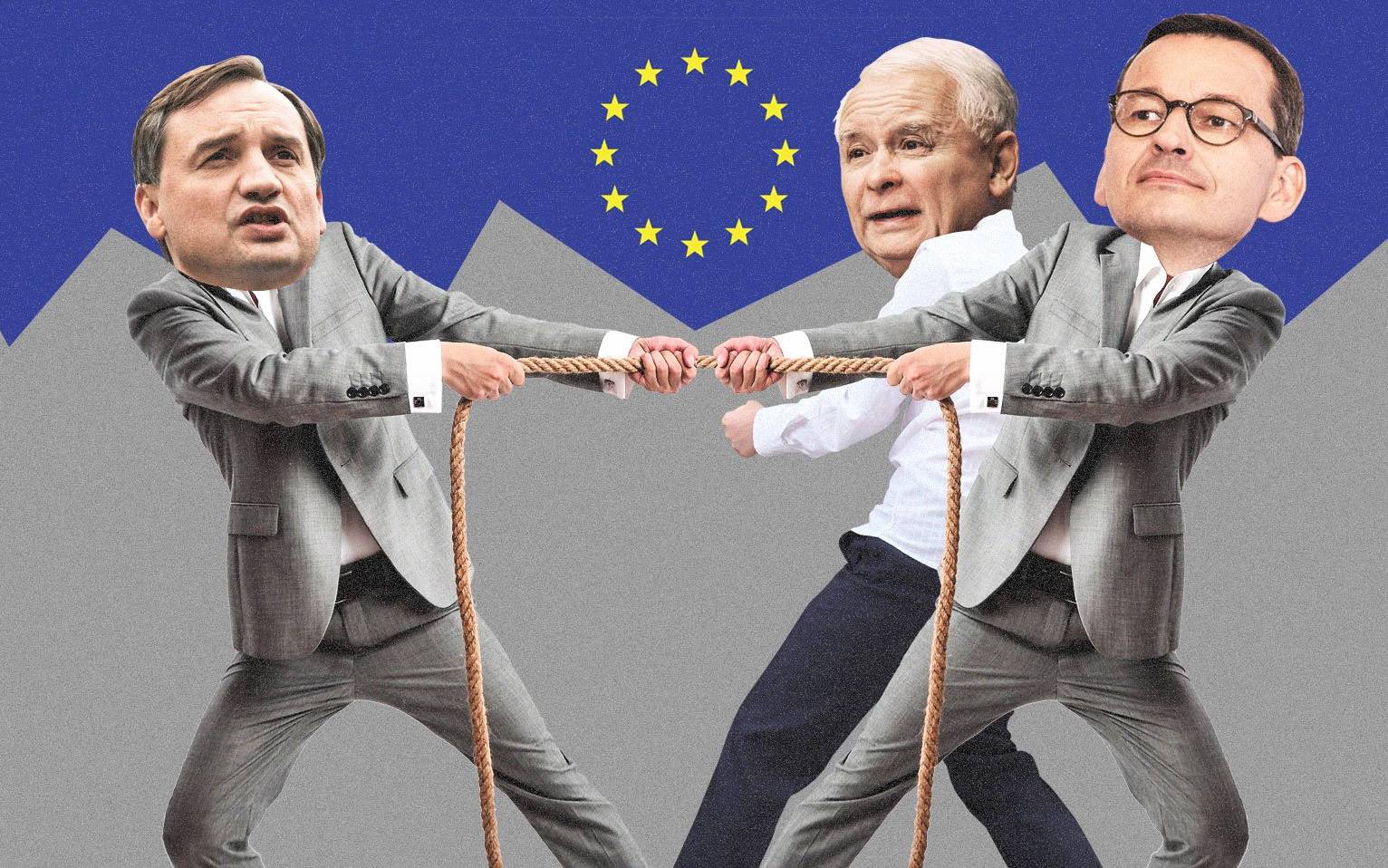 Grafika do artykułu Ratyfikacja Funduszu Odbudowy UE rozbije rząd PiS? Morawiecki i Kaczyński szykują kontratak