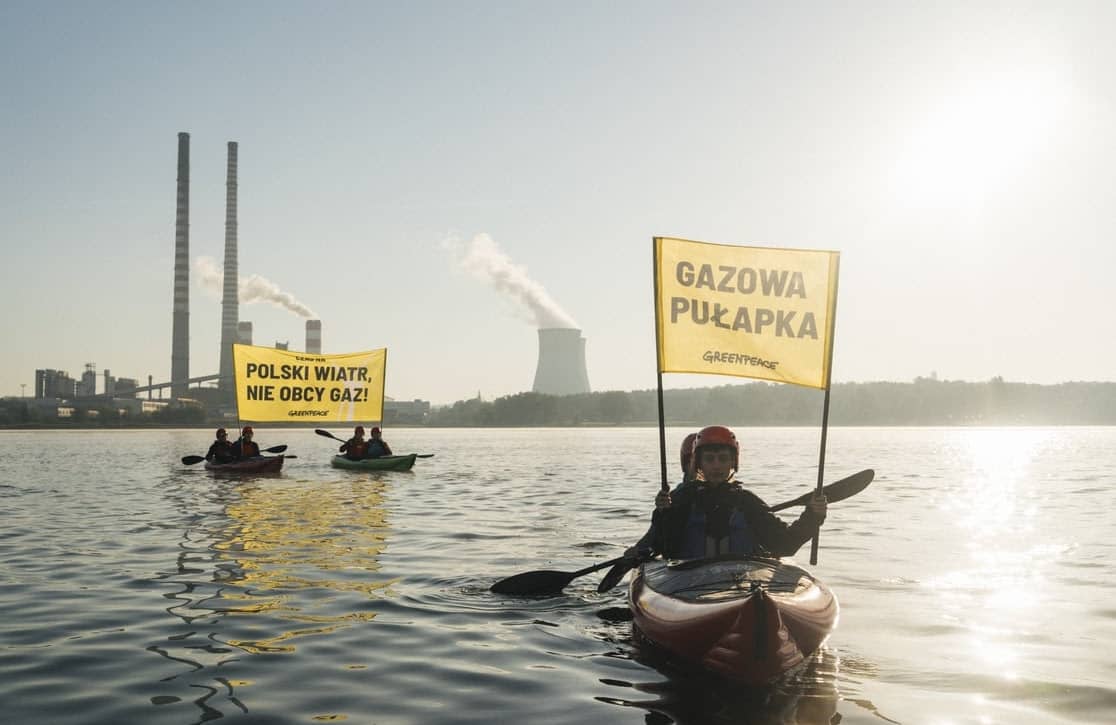 Protest aktywistów