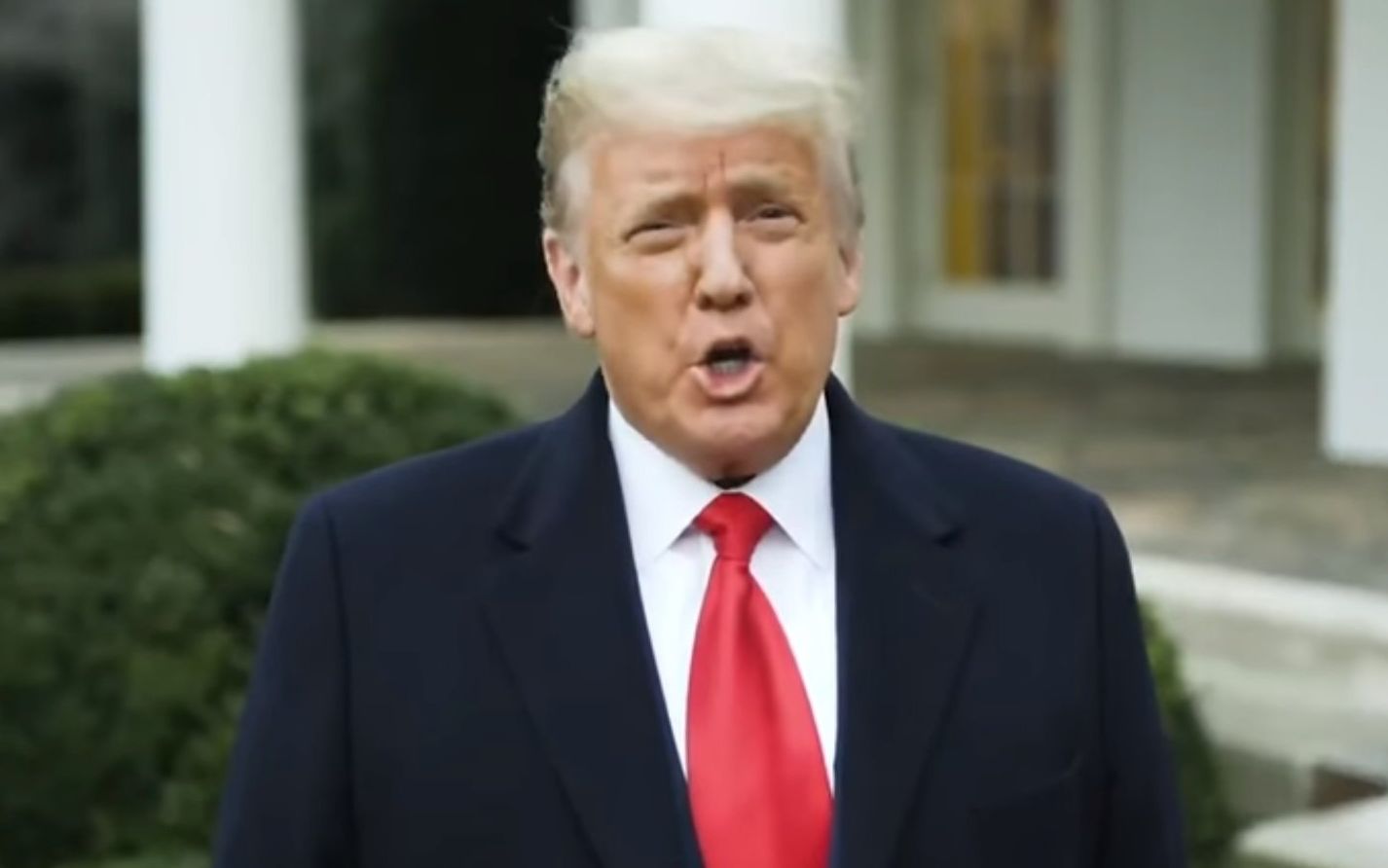 Grafika do artykułu Facebook zablokował Trumpa. Rychło w czas. Oświadczenie Marka Zuckerberga słowo w słowo