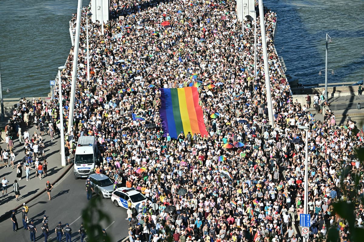Kilkadziesiąt tysięcy osób na Paradzie Równości w Budapeszcie