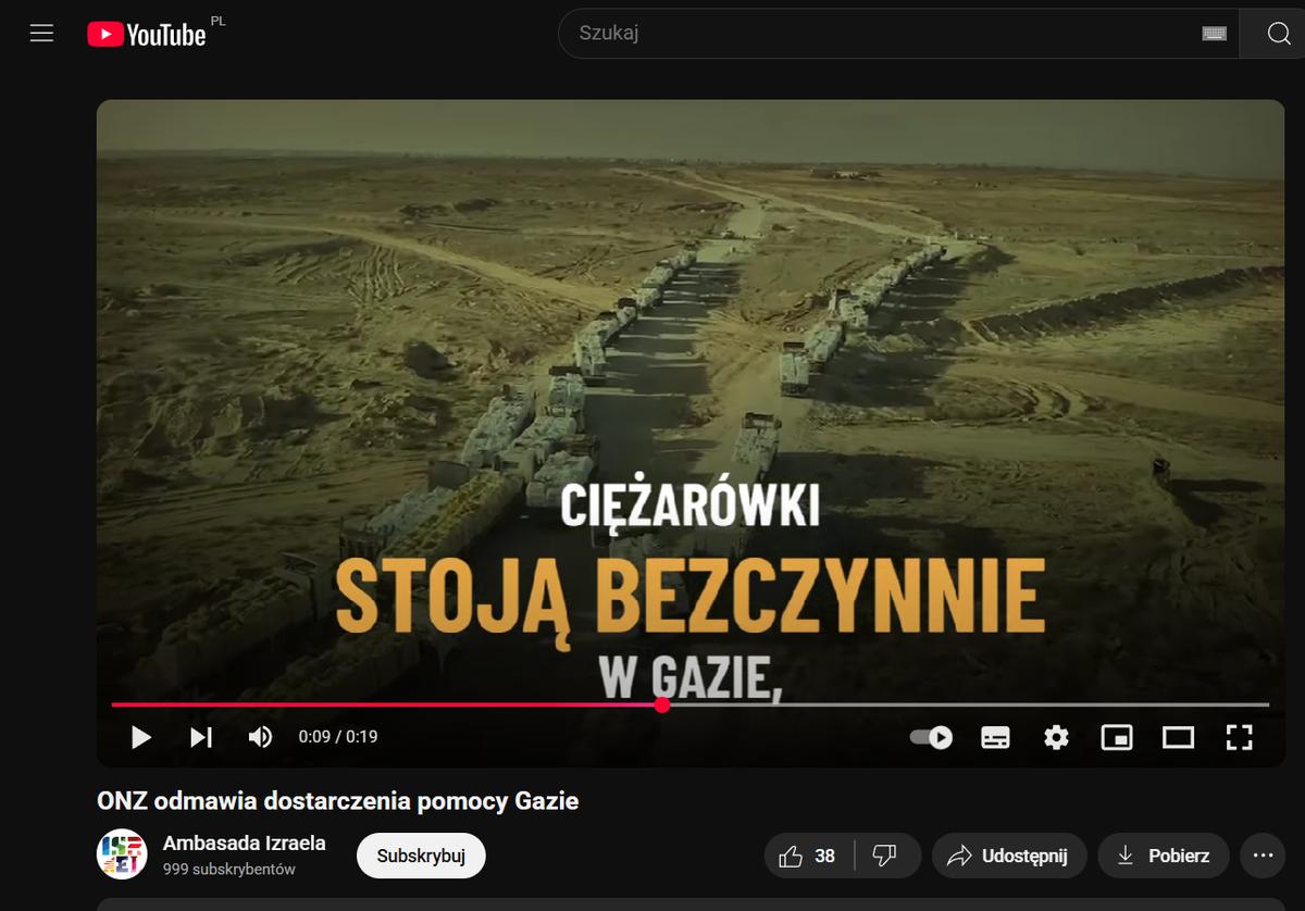 Min. Cyfryzacji: NASK zgłosił materiały ambasady Izraela do Google. Ale filmy wciąż krążą w sieci