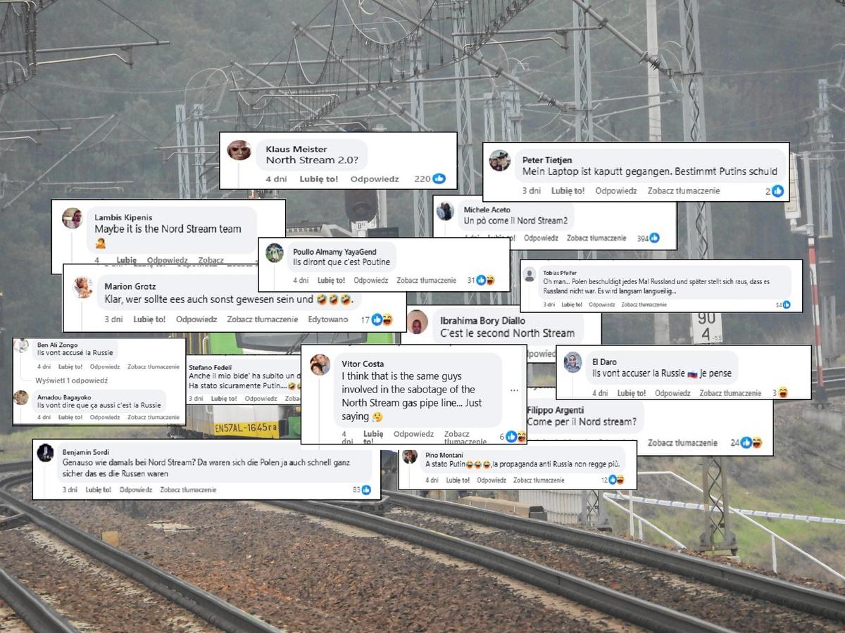 Masowa operacja w sieci? Antyukraiński przekaz o sabotażu w Polsce na kontach z całego świata