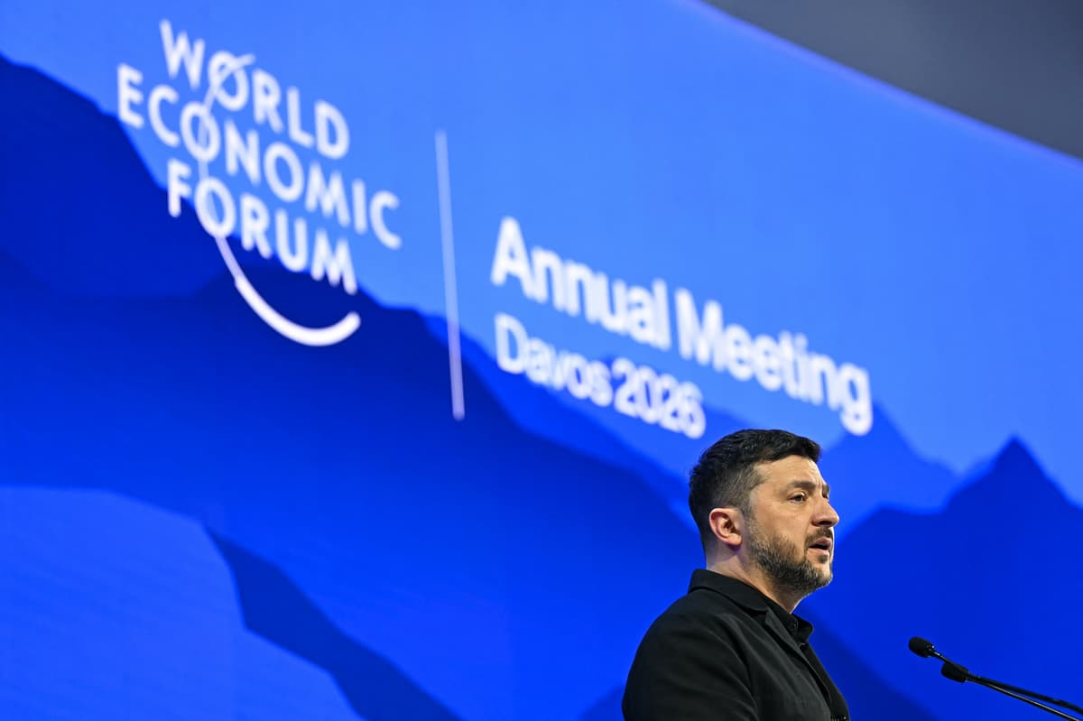 Gorzkie przemówienie Zełenskiego w Davos: „To Dzień Świstaka”