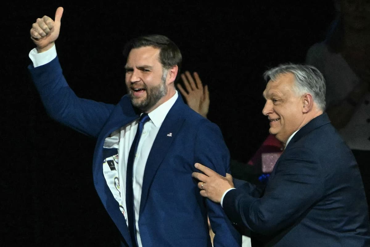 J.D. Vance revealed the cards in Budapest. He warmly supported Orbán – in order to weaken Europe in this way