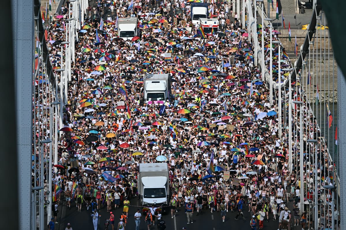 Today, Budapest is rainbow-colored. The First Pride Parade Since Orbán