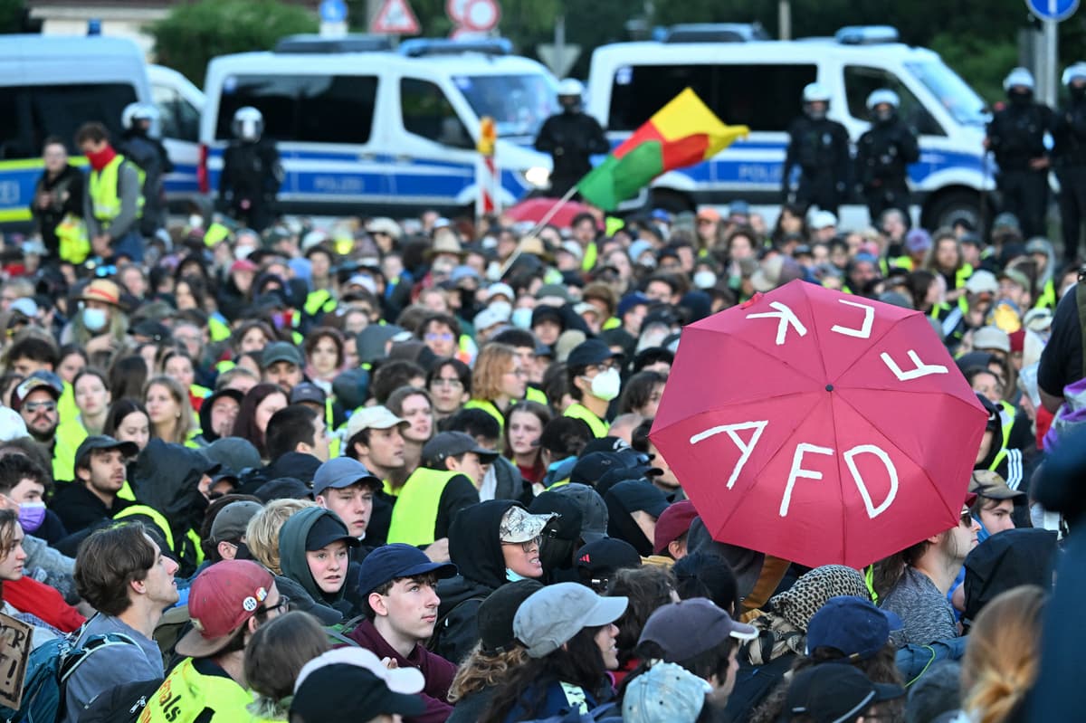 30 tysięcy osób protestowało przeciwko AfD w Erfurcie