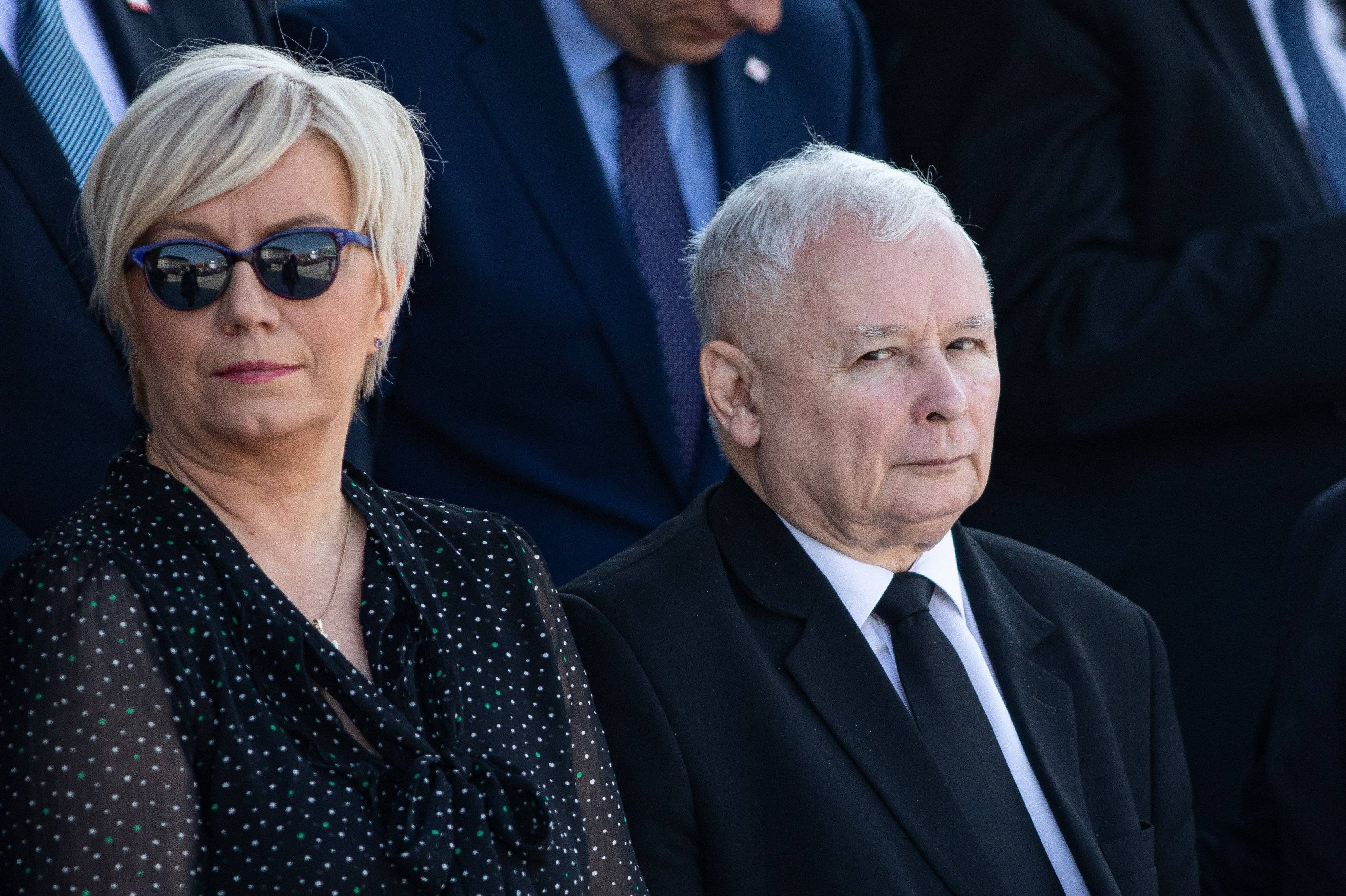 Julia Przyłębska i Jarosław Kaczyński