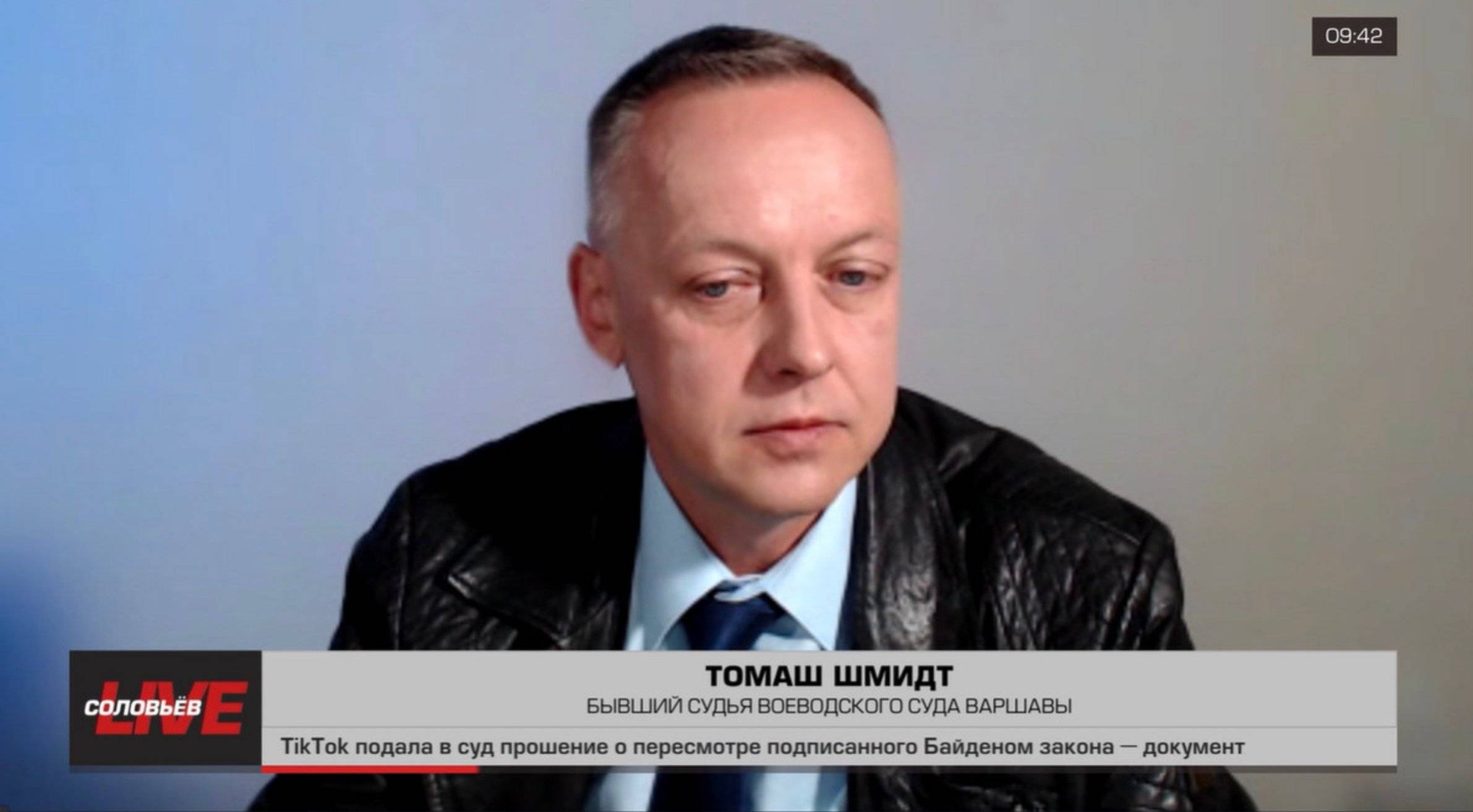 Tomasz Szmydt w rosyjskiej tv