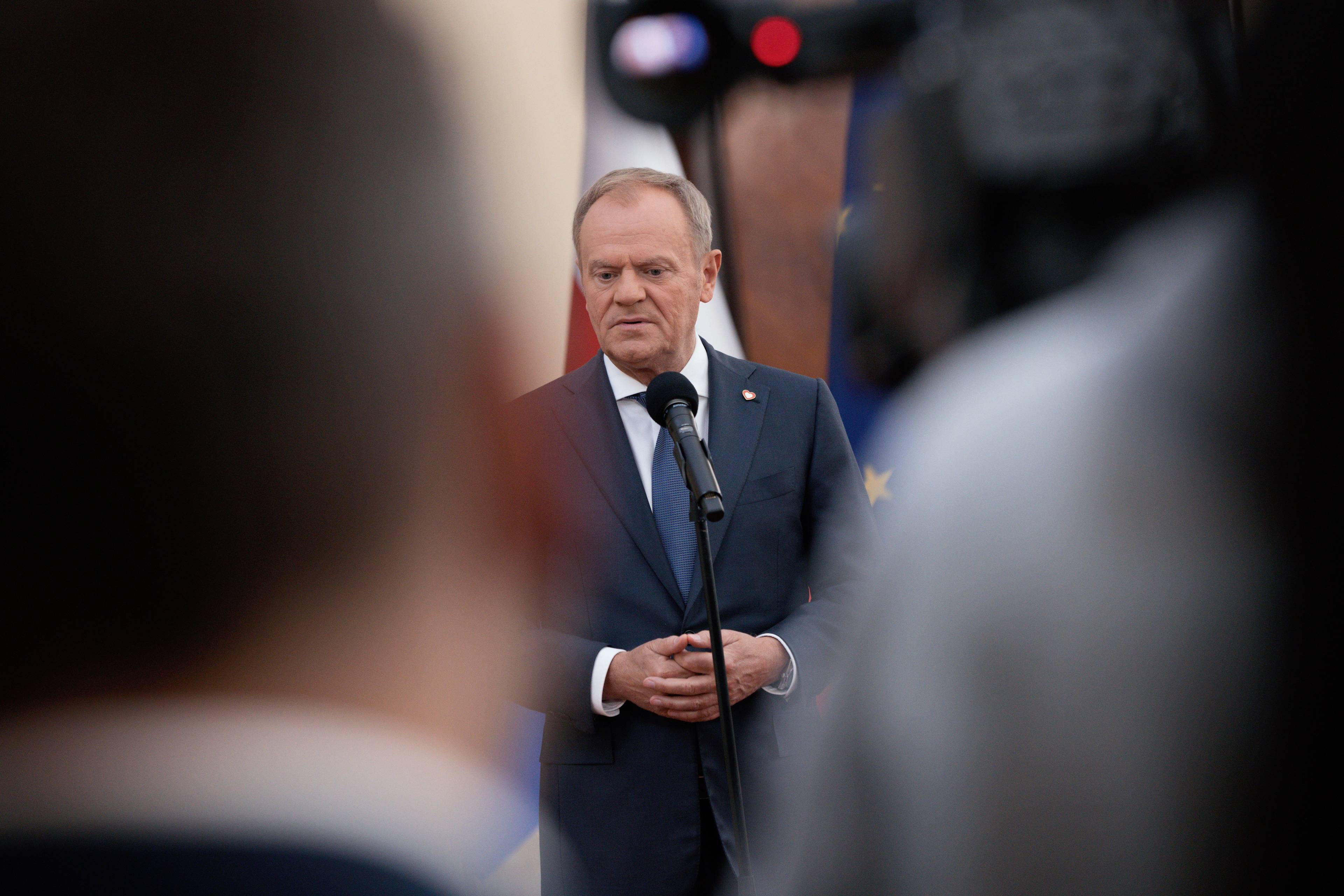 Konferencja prasowa premiera Donalda Tuska w Warszawie po posiedzeniu rzadu