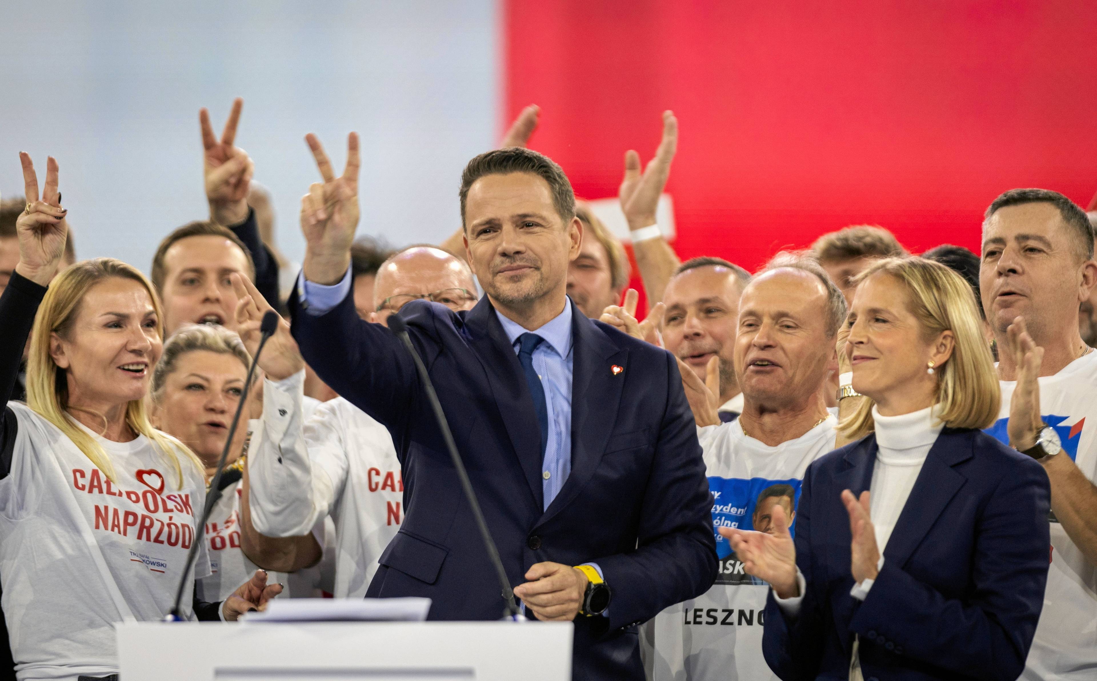 07.12.2024 Gliwice . Hala PreZero Arena Gliwice . Kandydat na prezydenta Rafal Tzaskowski podczas konwencji wyborczej Koalicji Obywatelskiej i RafalaTrzaskowskiego w ramach kampanii prezydenckiej .
Fot. Grzegorz Celejewski / Agencja Wyborcza.pl