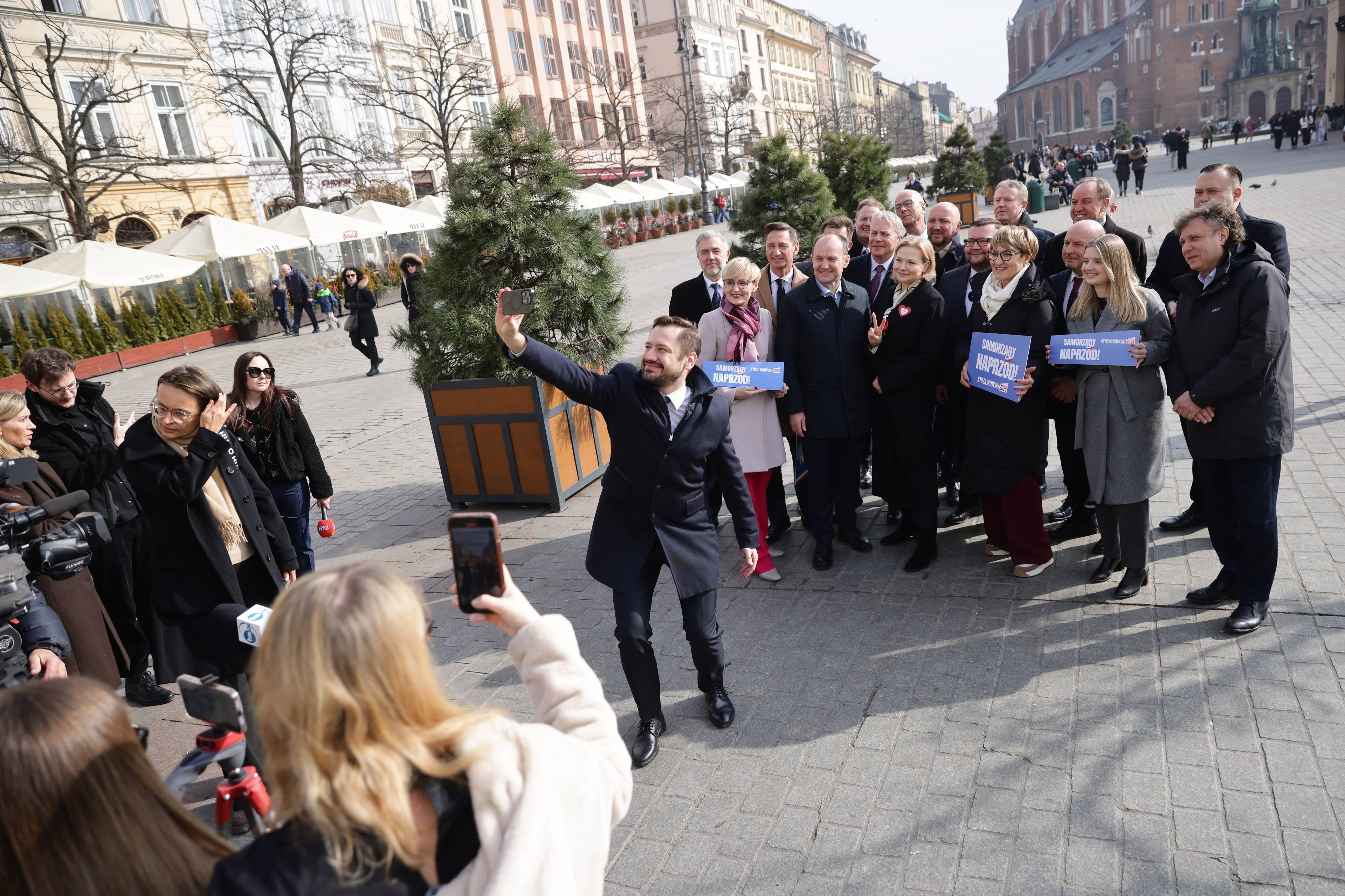 Konferencja prasowa Samorzady Naprzód w Krakowie