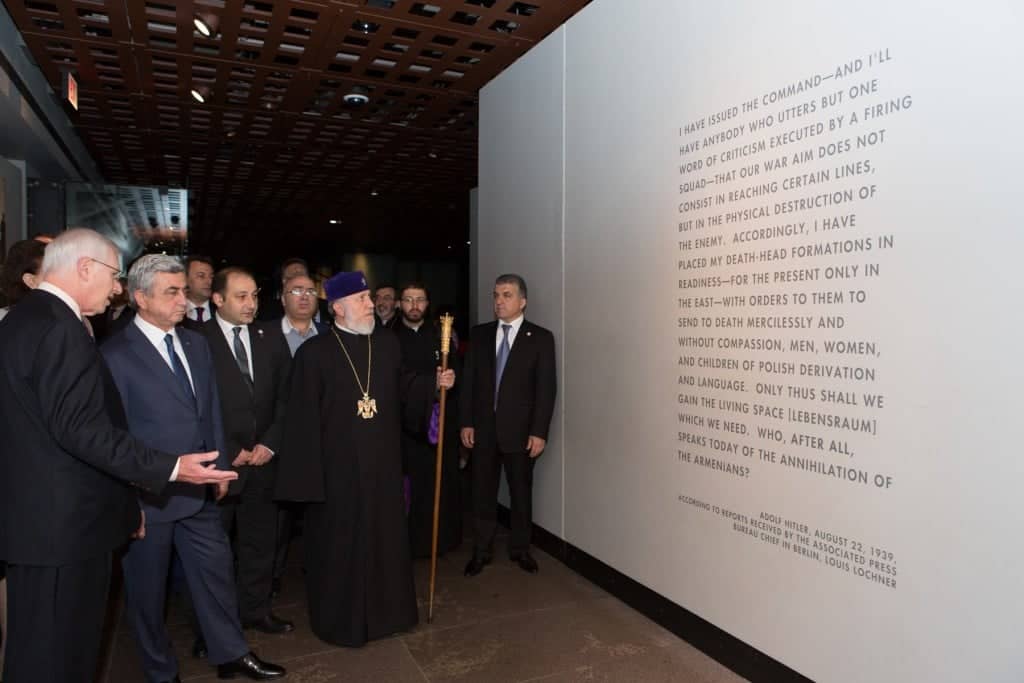 6 May 2015, President of Armenia, Serzh Sargsyan tours the Museum