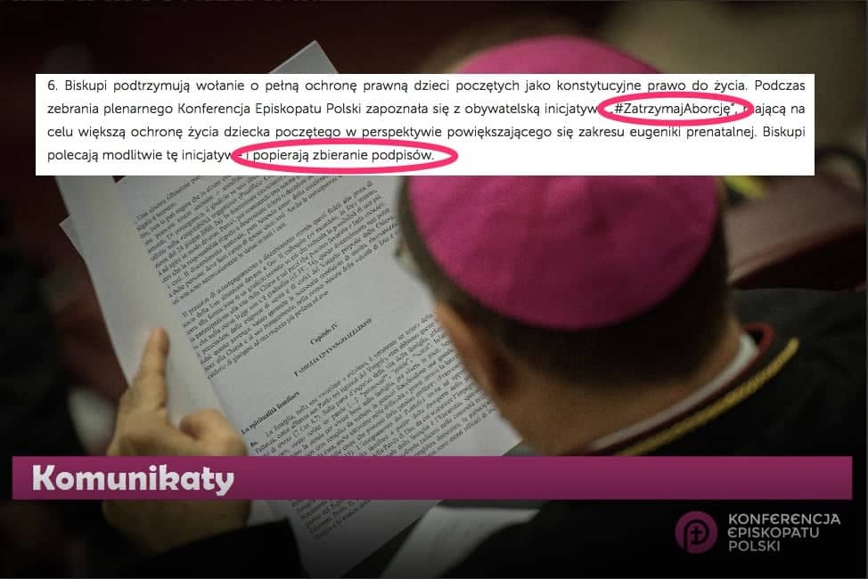 Grafika do artykułu Chcą zaostrzyć ustawę antyaborcyjną. To się może udać, biskupi pomogą. Wraca "Ratujmy kobiety"