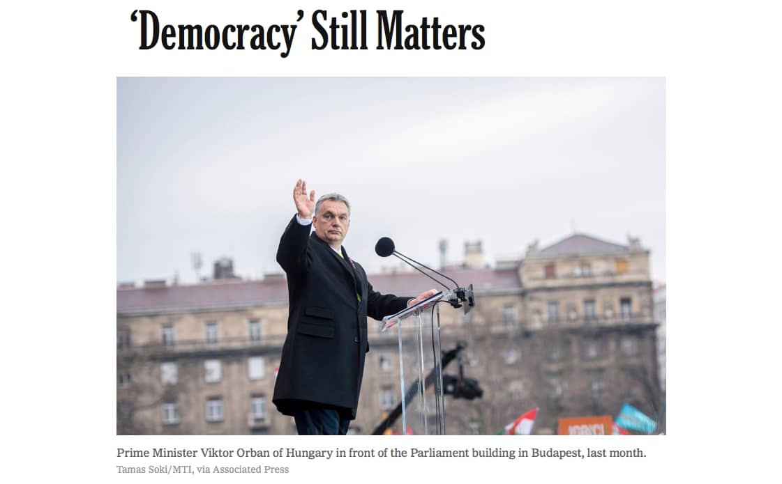 Grafika do artykułu Nie nazywajcie Polski i Węgier "demokracją". Nie odwracajcie oczu od niszczenia wolności - apeluje do świata Zachodu prof. Müller