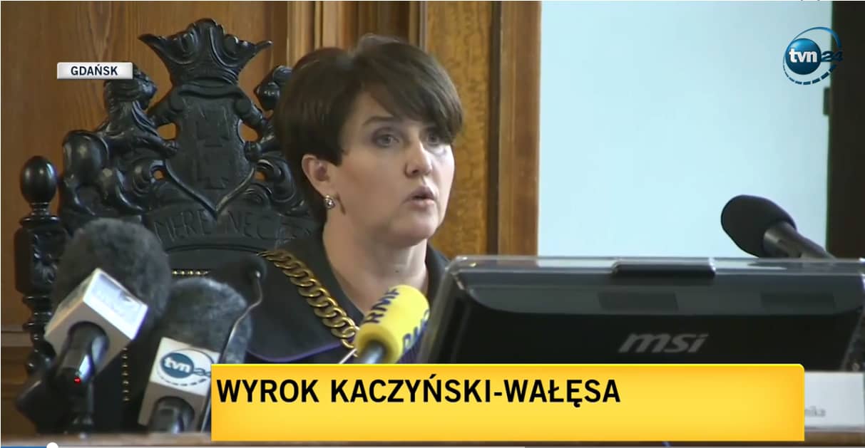 Grafika do artykułu Kaczyński kontra Wałęsa. Sprawa o wolność słowa, ale i o sędziowską niezawisłość
