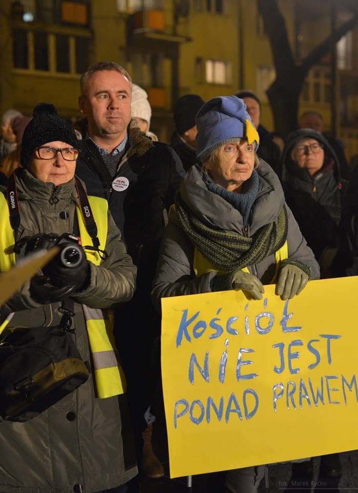 "NIE dla pedofilii w kościele TAK dla Komisji Prawdy i Zadośćuczynienia!", 12 stycznia 2019, Gdańsk, fot. Marek Ryćko