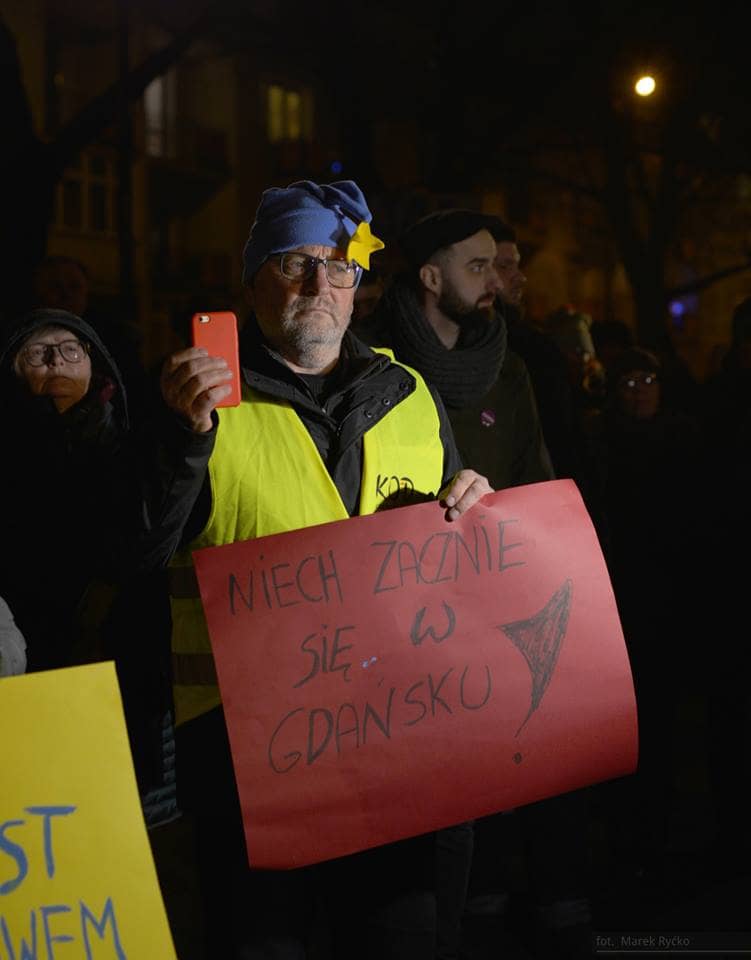 "NIE dla pedofilii w kościele TAK dla Komisji Prawdy i Zadośćuczynienia!", 12 stycznia 2019, Gdańsk, fot. Marek Ryćko