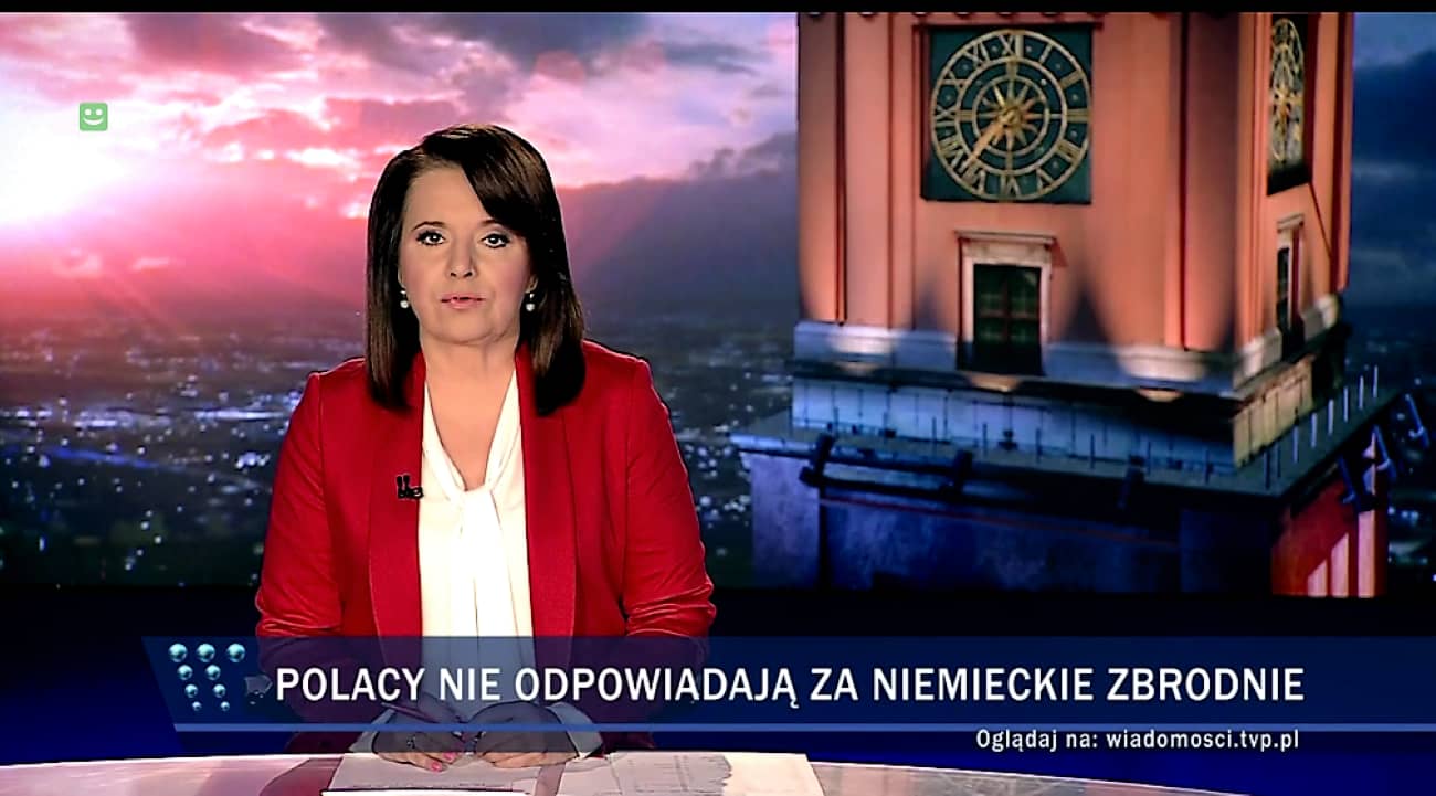 "Wiadomości" TVP oskarżają Żydów o