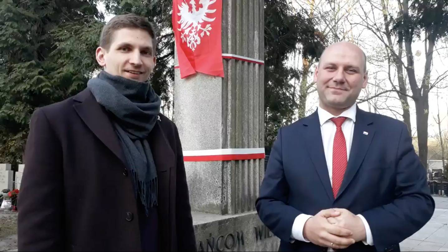 Szymon Szynkowski i Jan Zujewicz - beneficjenci dotacji z niw