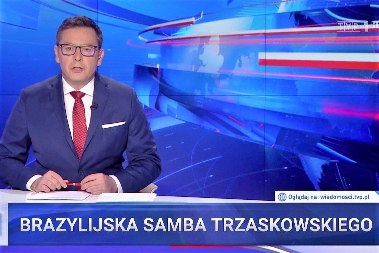 "Wiadomości" TVP z 8 lipca atakują Trzaskowskiego