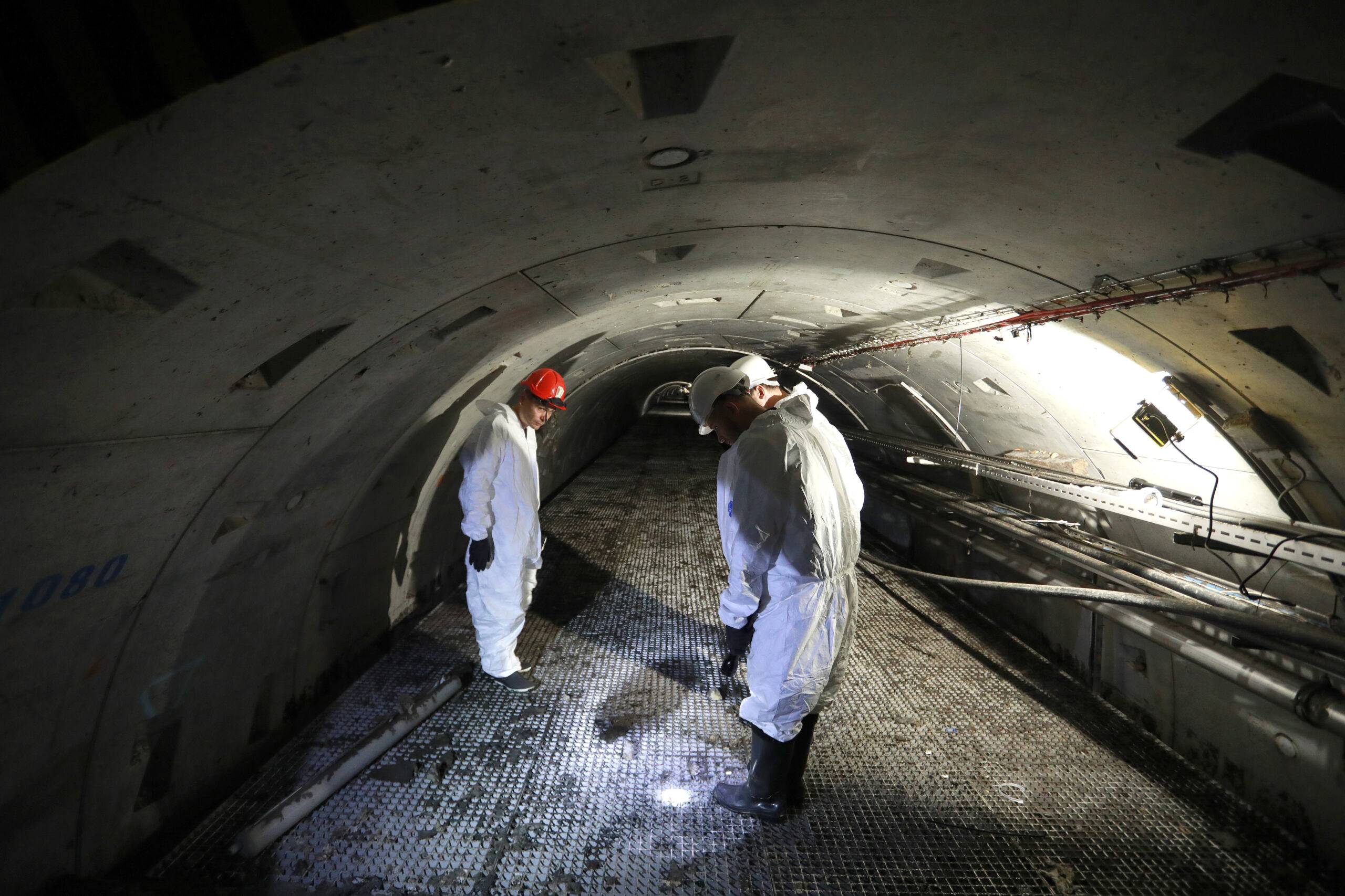 05.09.2020 Warszawa . Kanal przesylowy sciekow do oczyszczalni Czajka po awarii .
Fot. Jacek Marczewski / Agencja Gazeta