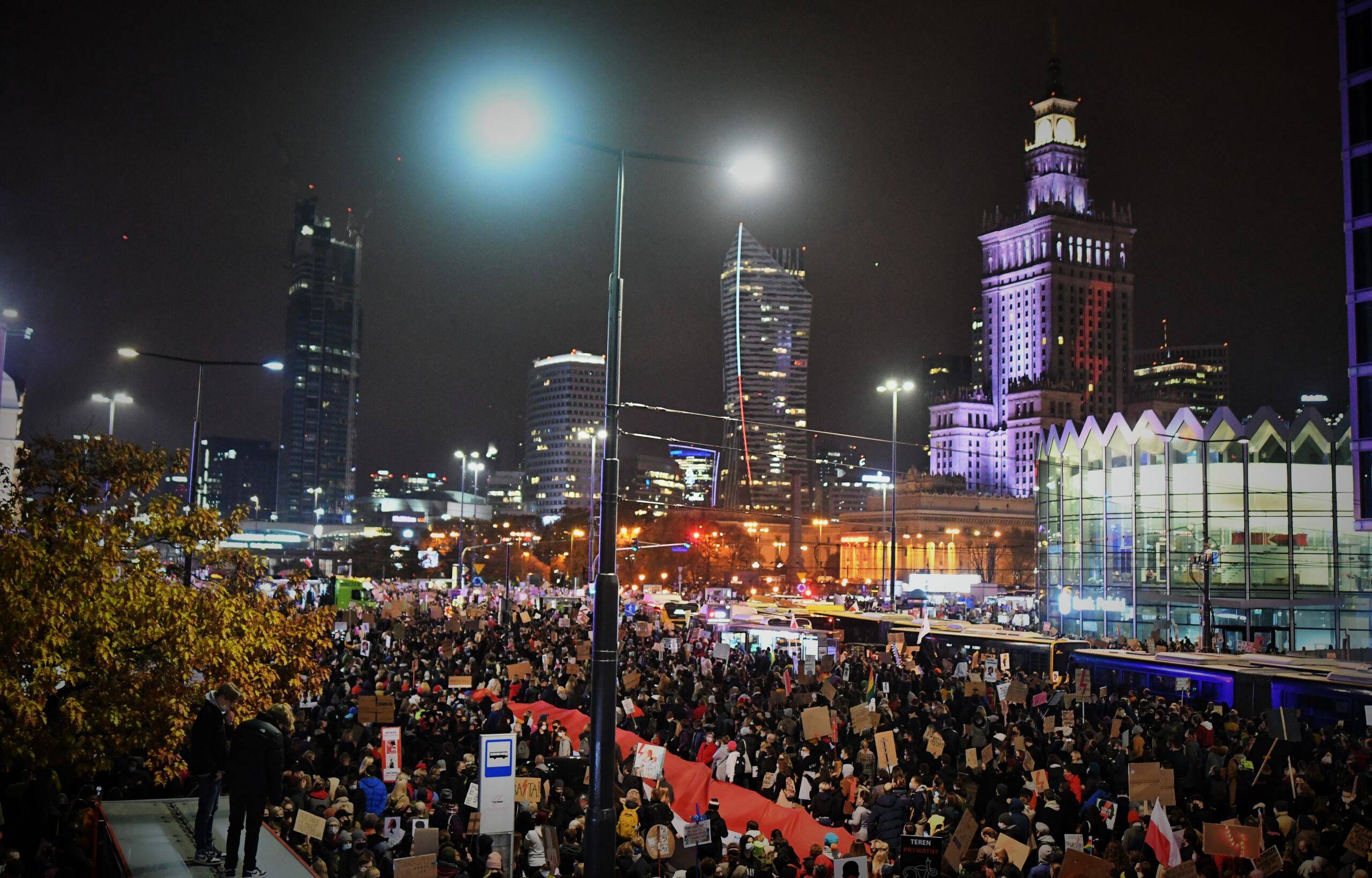 Warszawa, protest 30.10.2020