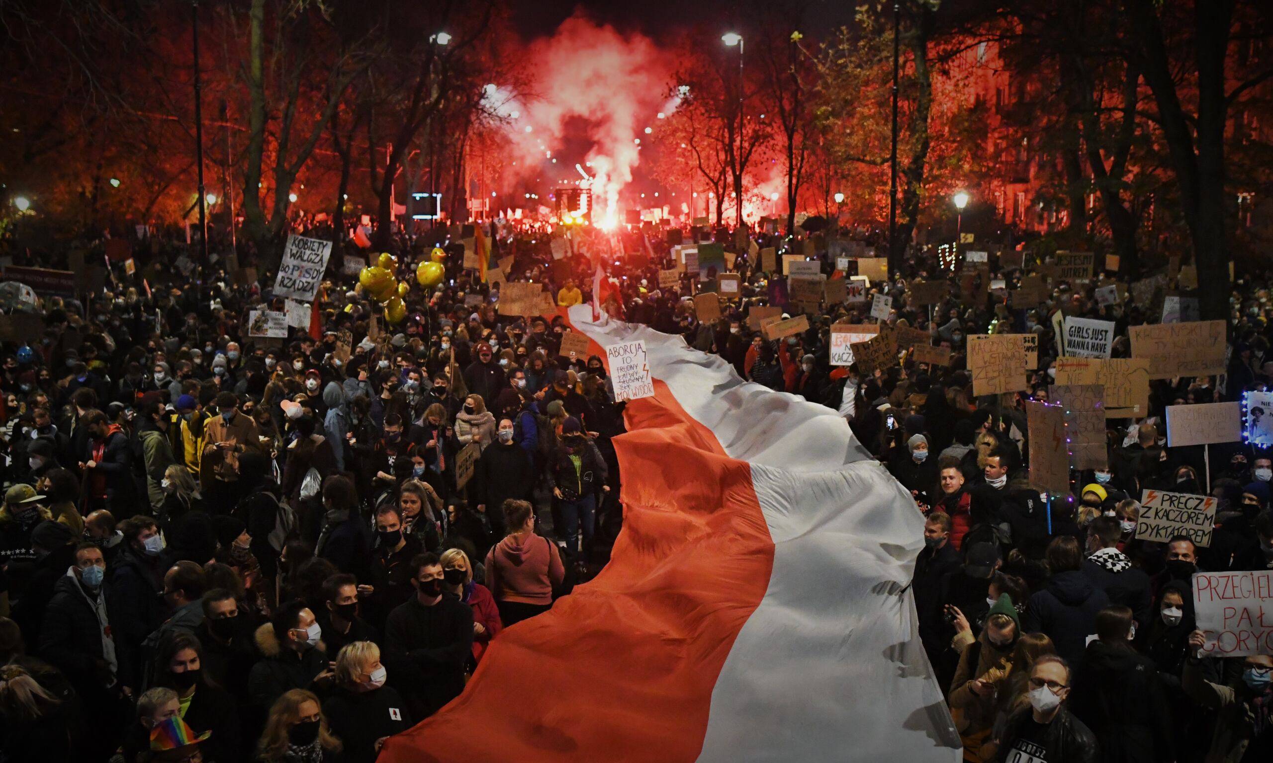 Warszawa, protest 30.10.2020