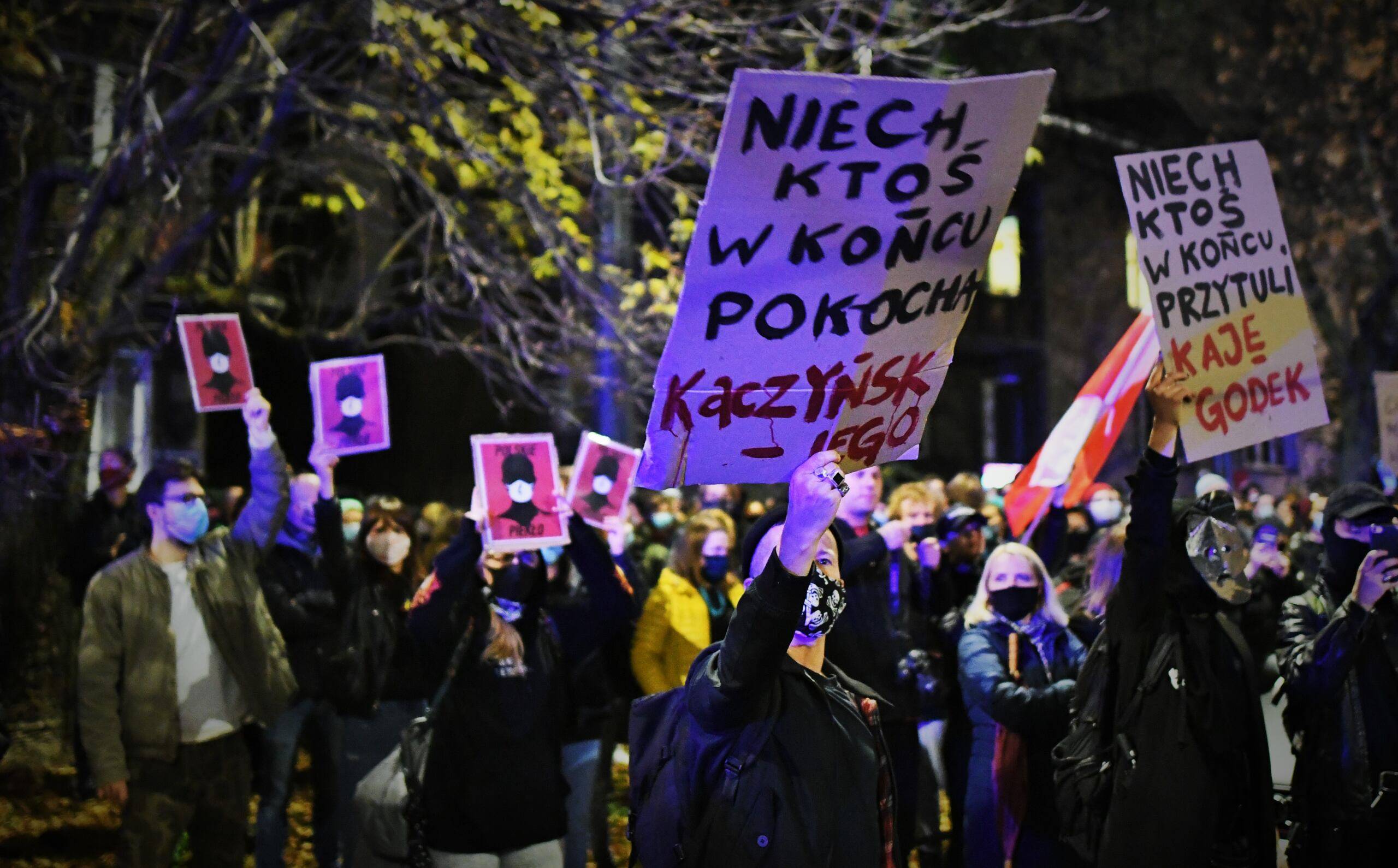 Drugi dzień protestów po wyroku TK w sprawie aborcji, 23.10.2020