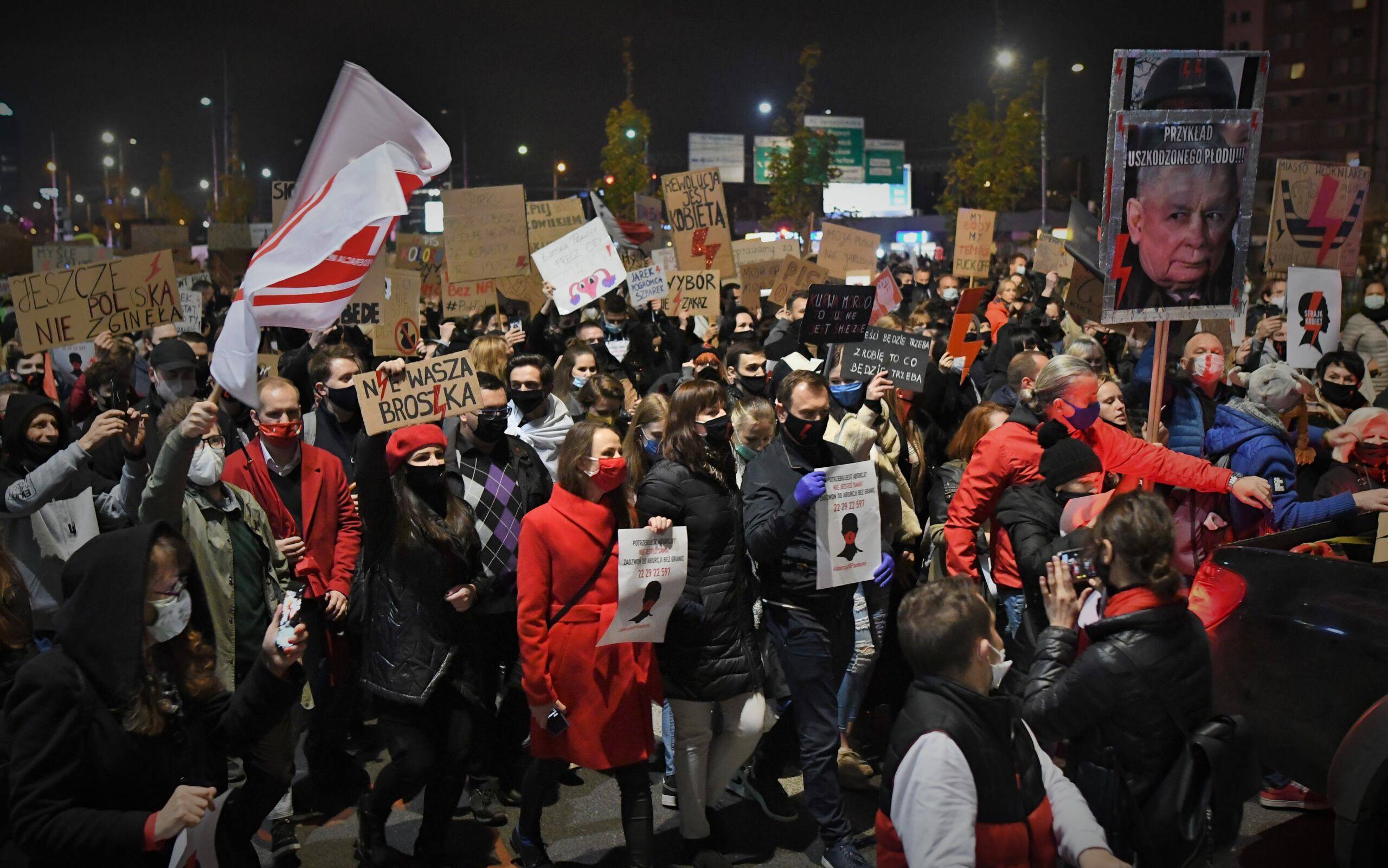 Warszawa, protest 30.10.2020