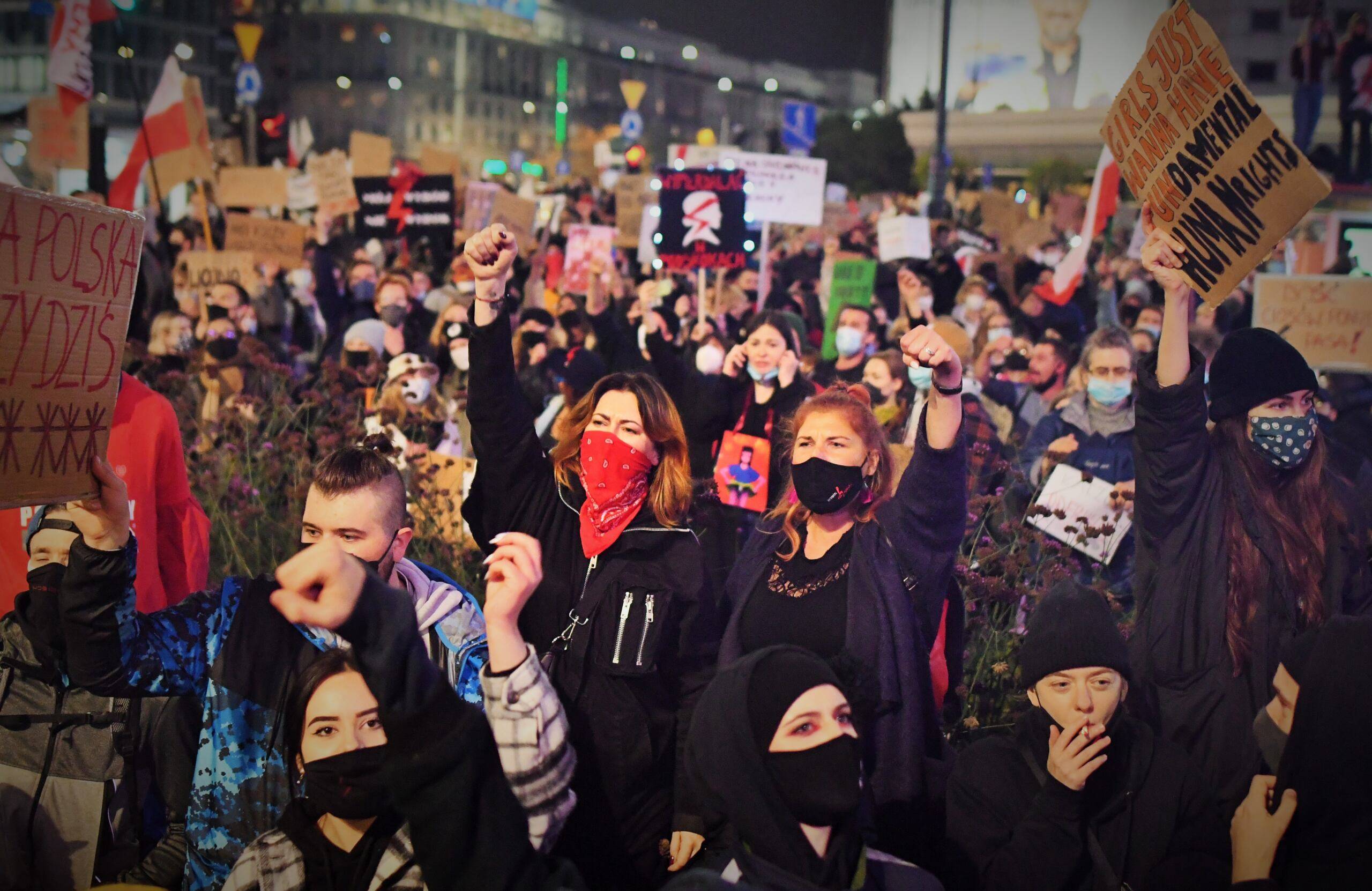 Warszawa, protest 30.10.2020