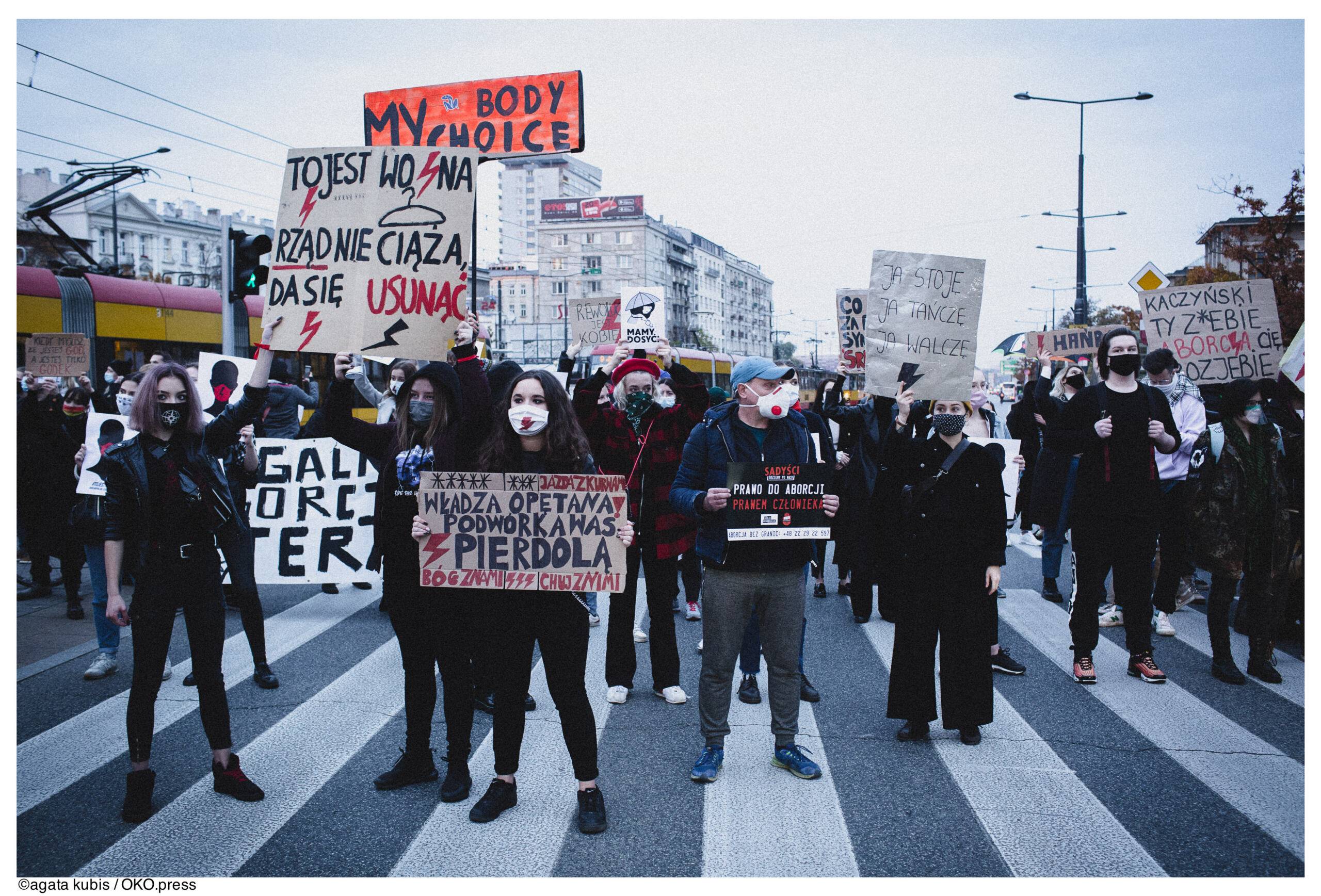 Warszawa, protest 26.10.2020