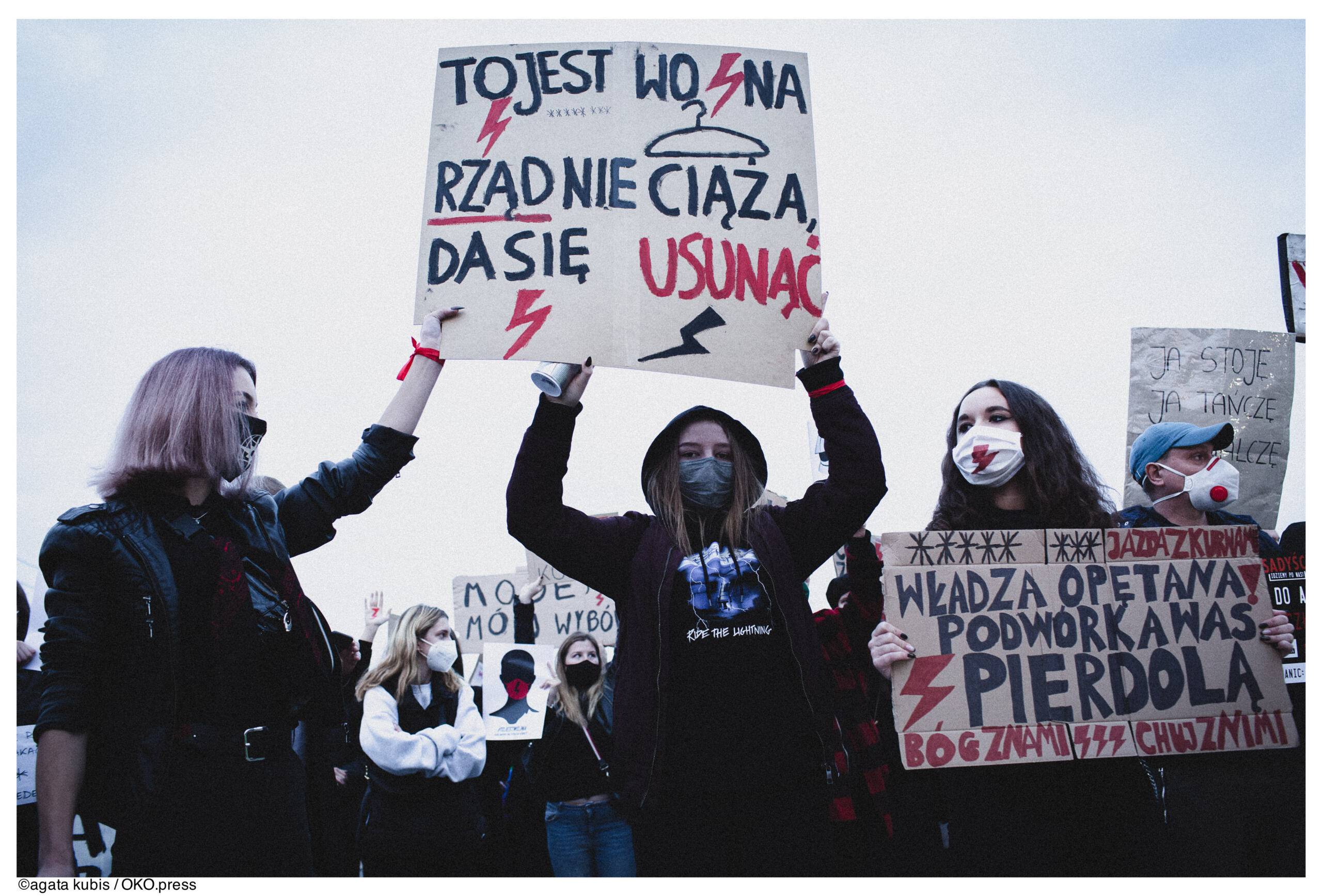 Warszawa, protest 26.10.2020