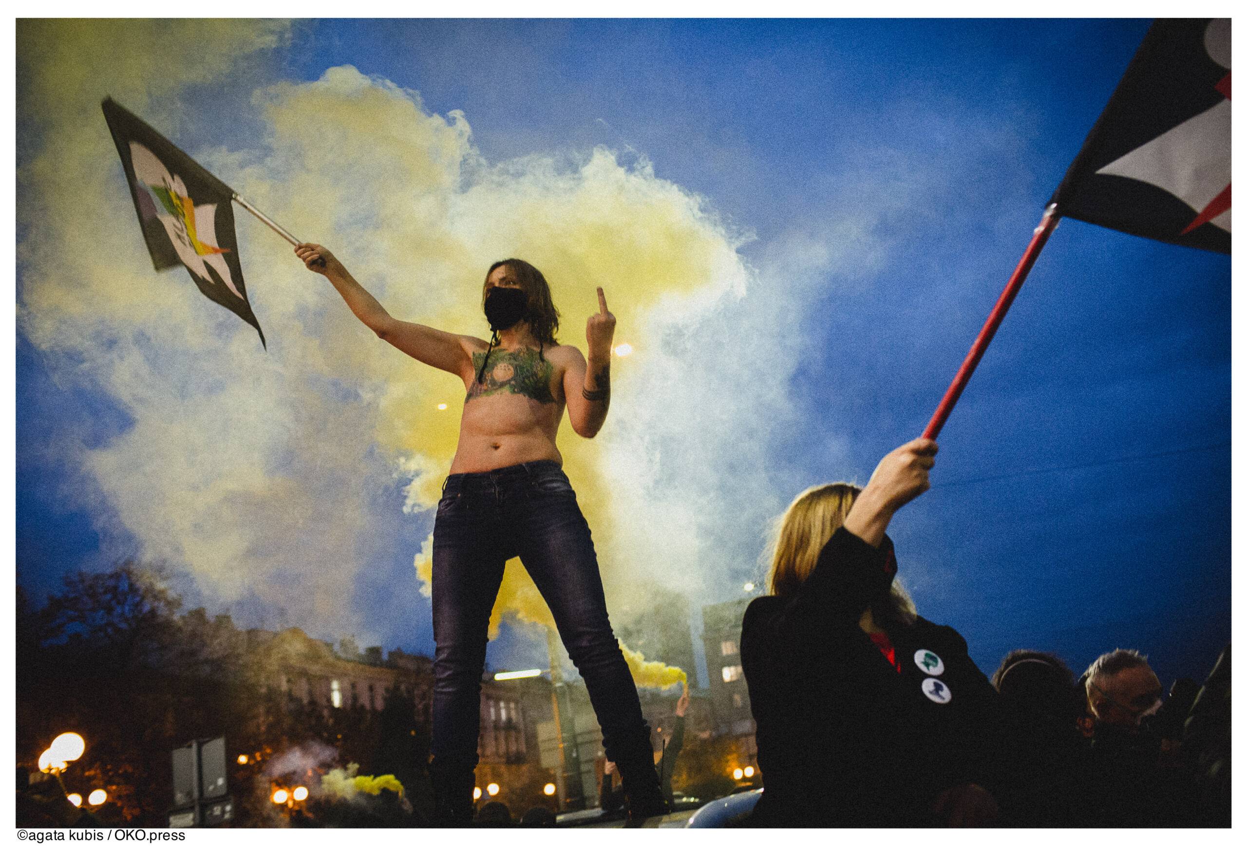 Warszawa, protest 26.10.2020