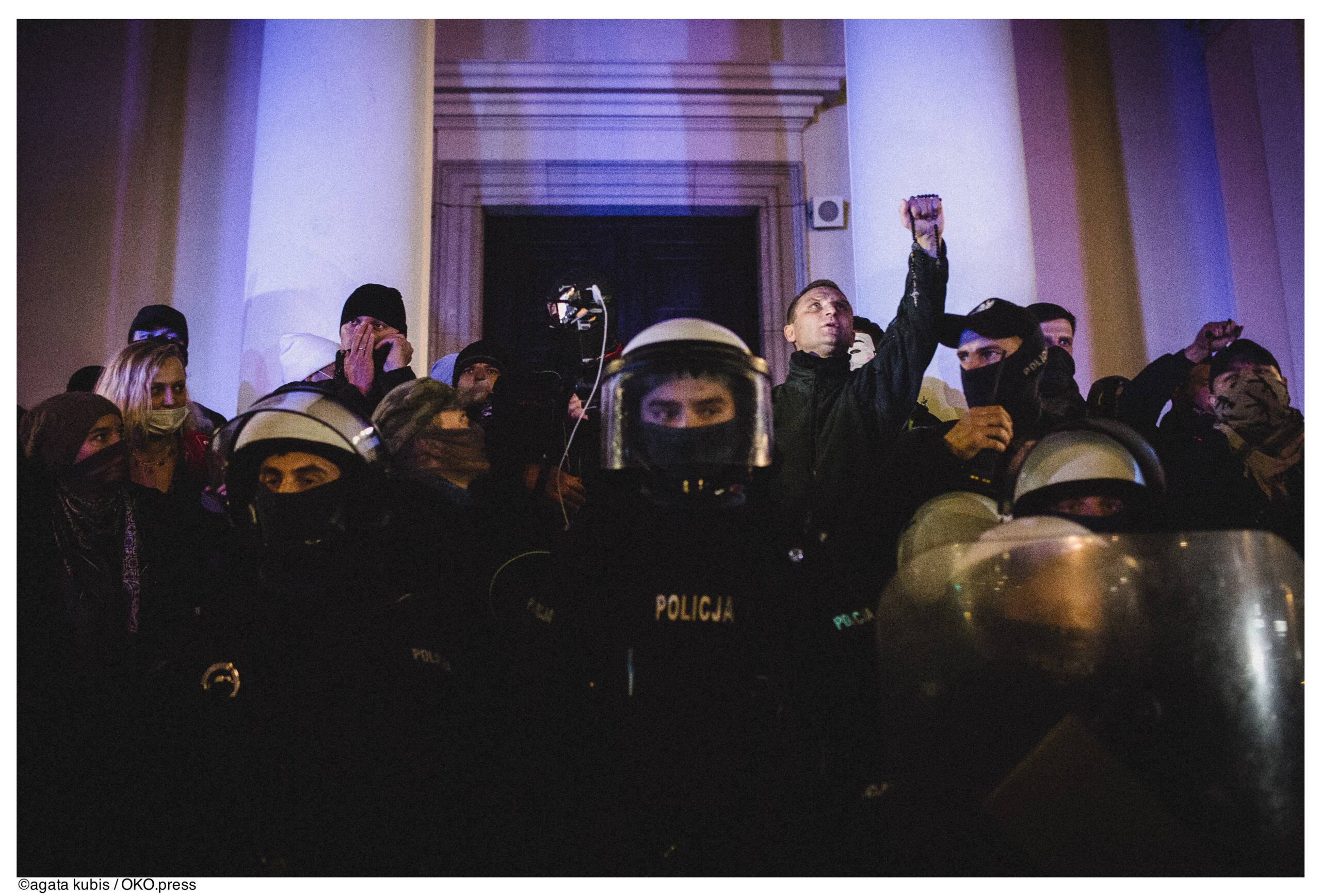 Warszawa, protest 26.10.2020