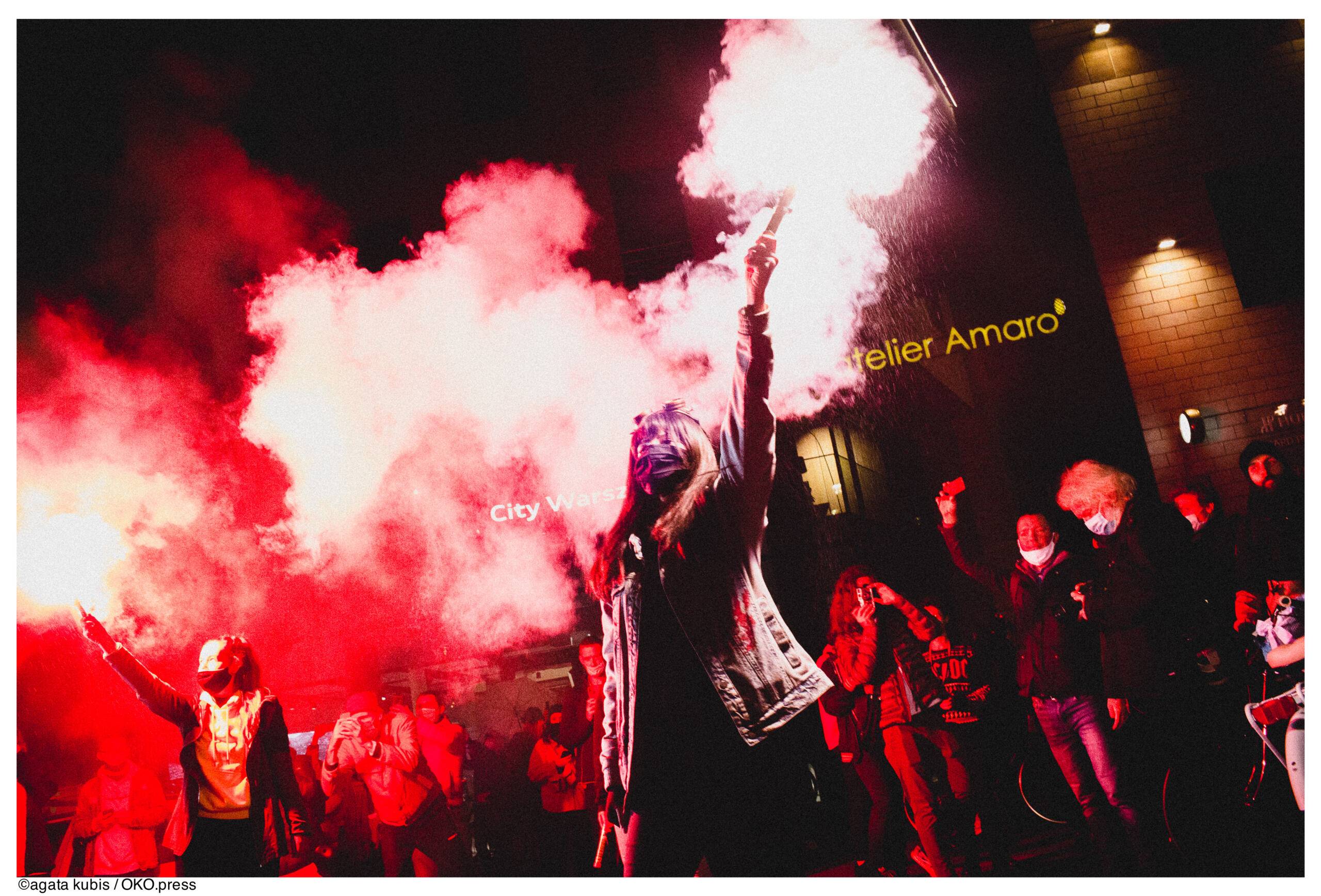 Warszawa, protest 26.10.2020