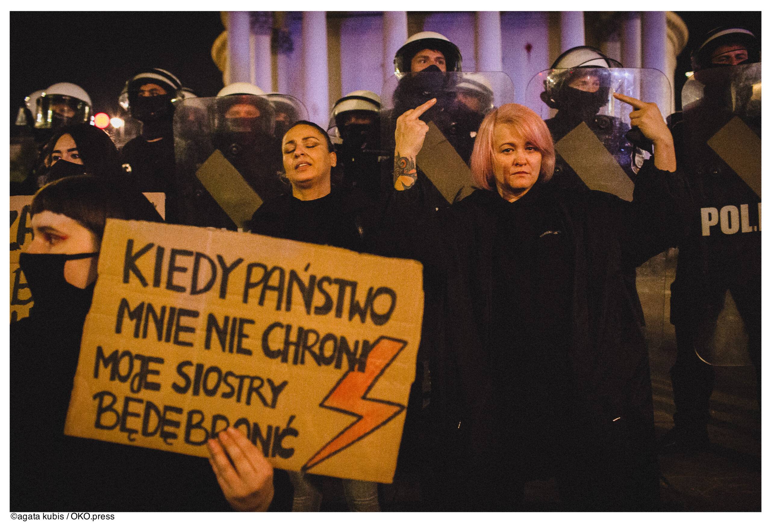 Warszawa, protest 26.10.2020