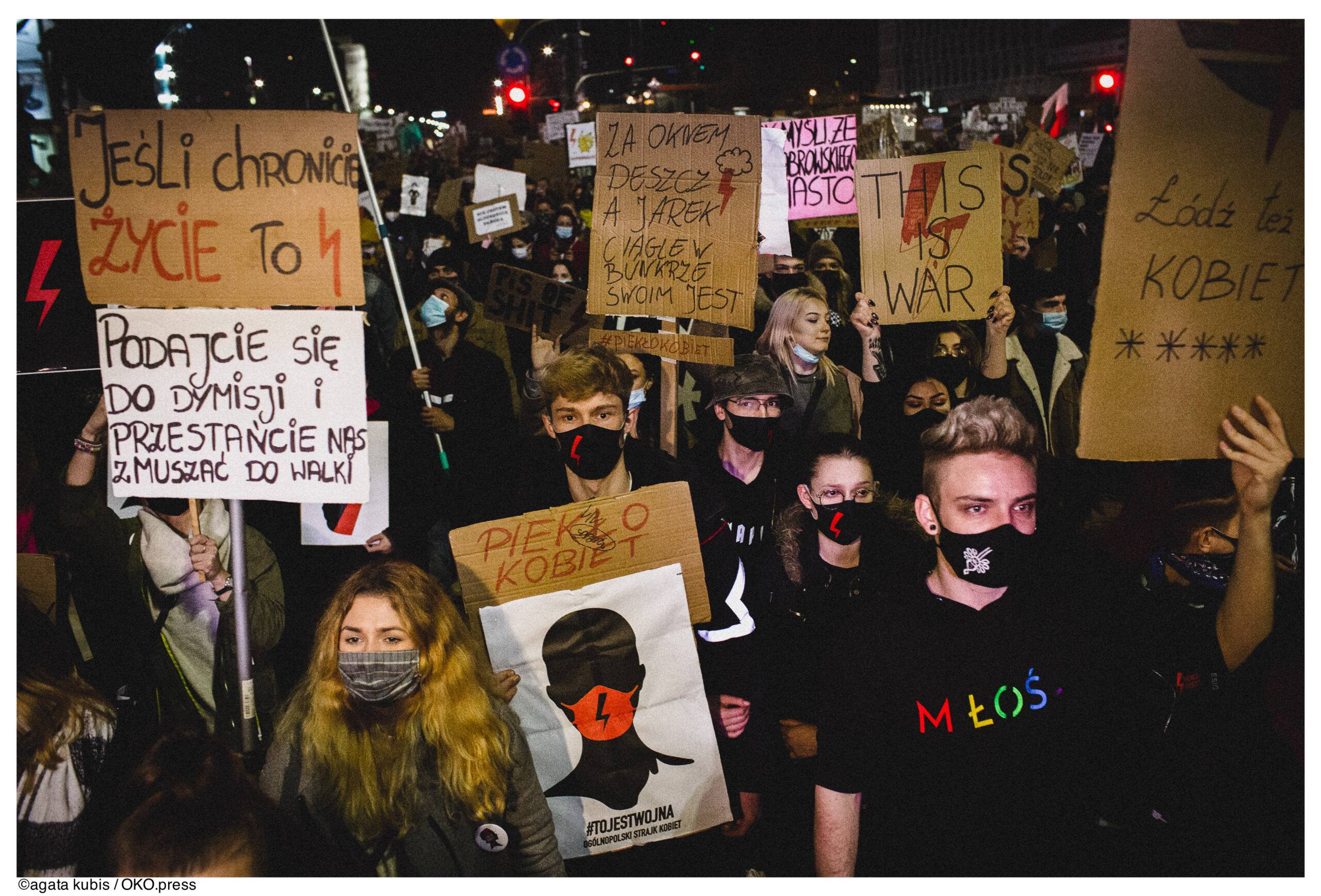 Warszawa, protest 30.10.2020