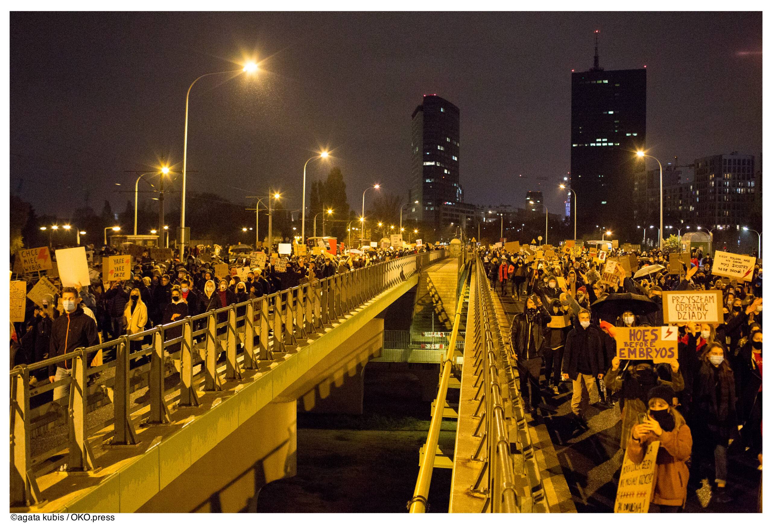 Warszawa, protest 30.10.2020