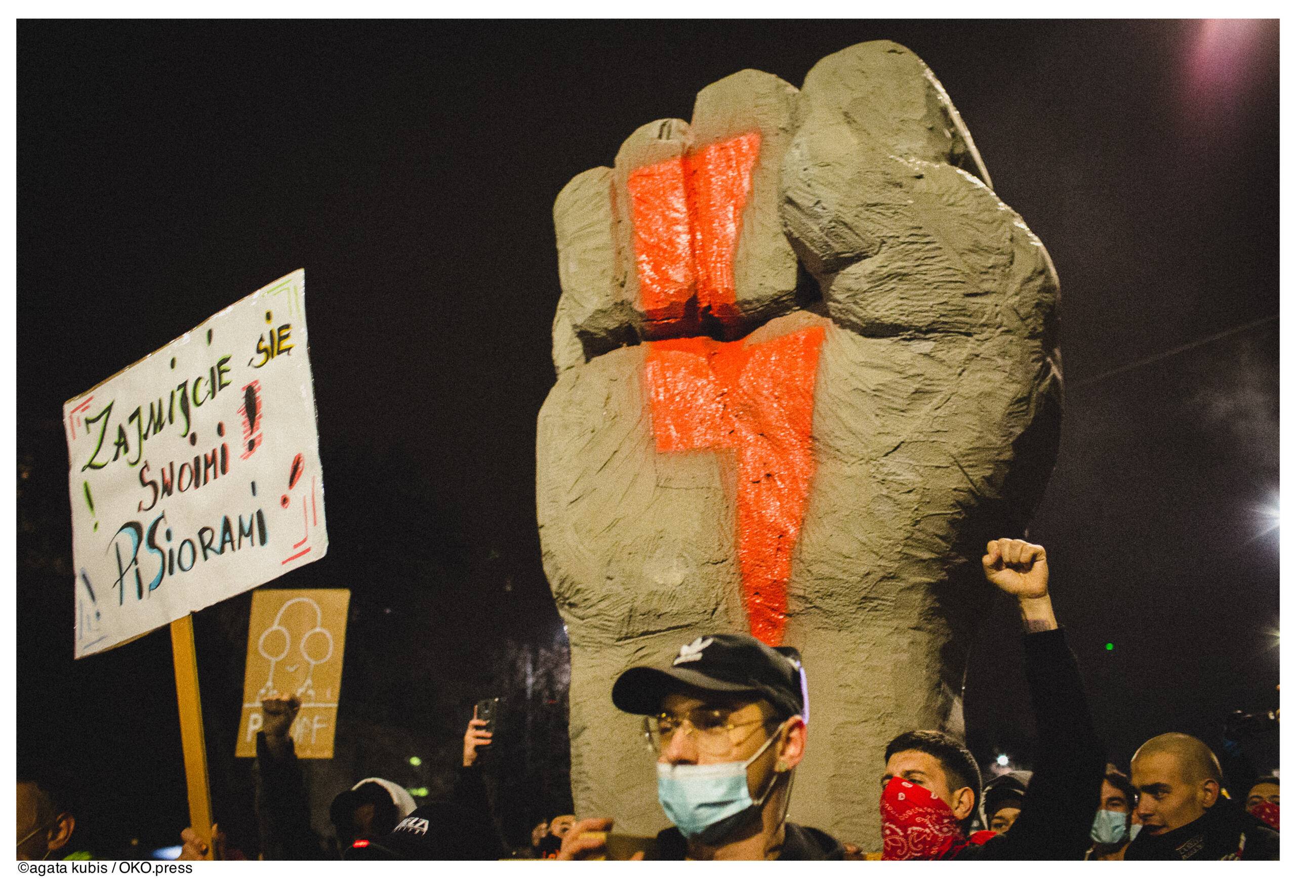 Warszawa, protest 30.10.2020