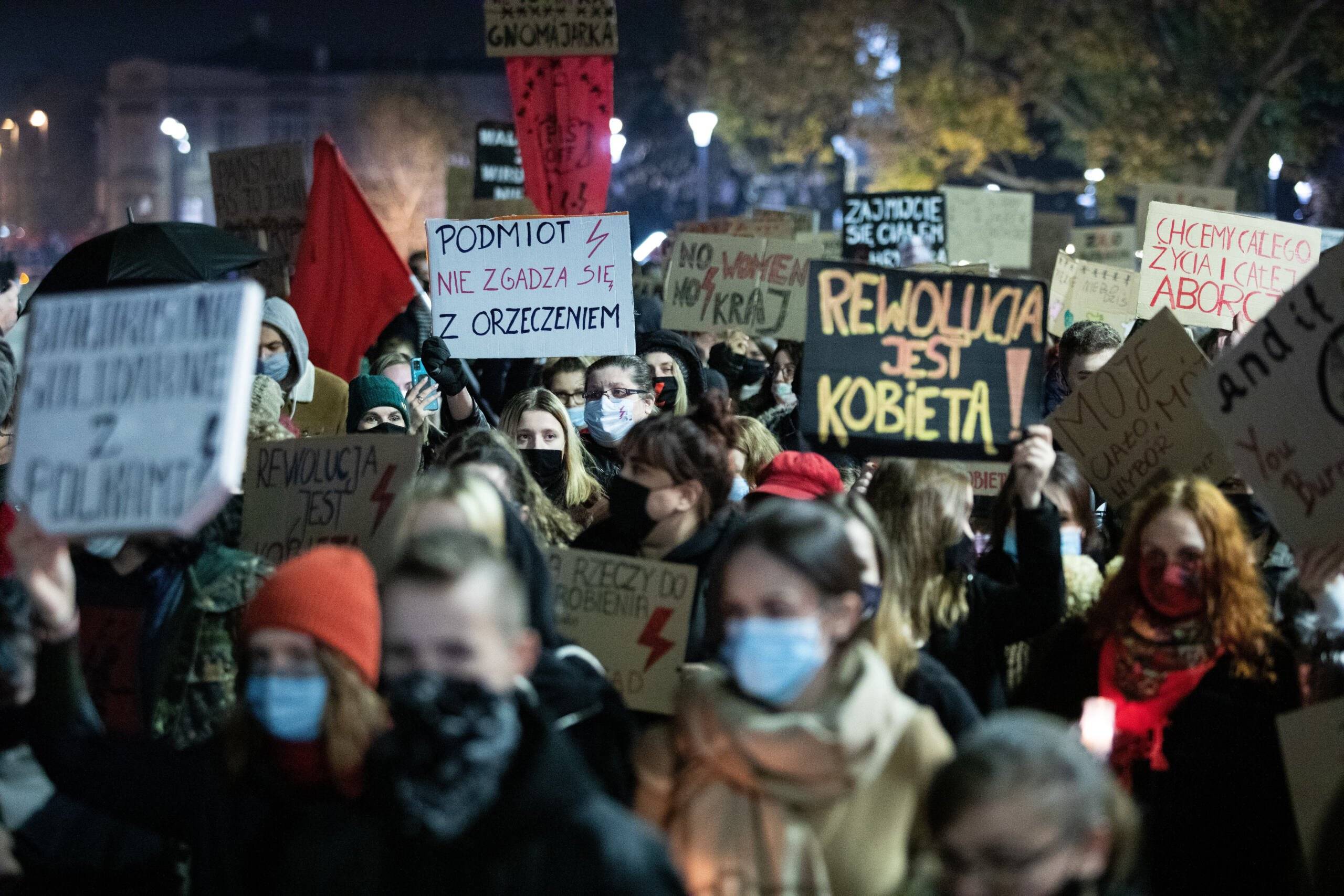 Lublin, protest - 1.11.2020