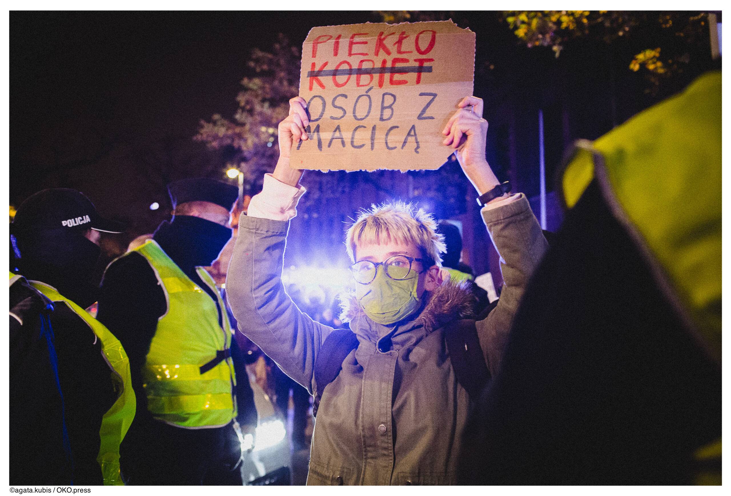 Warszawa, protest 9.11.2020