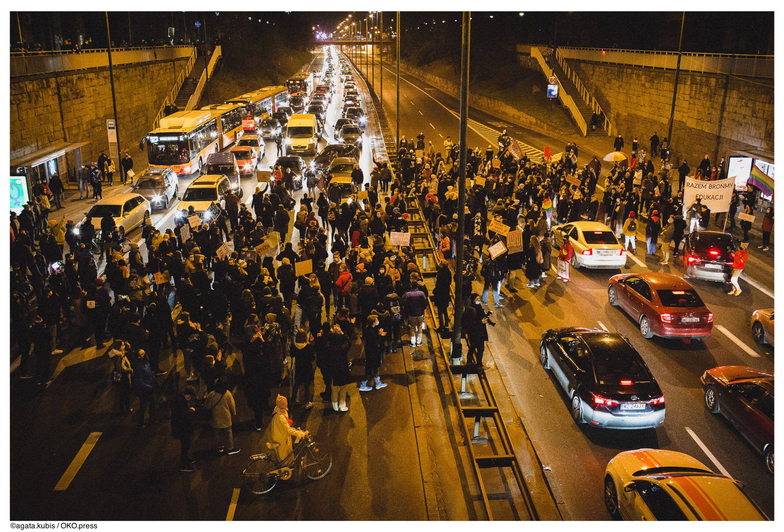 Warszawa, protest 9.11.2020