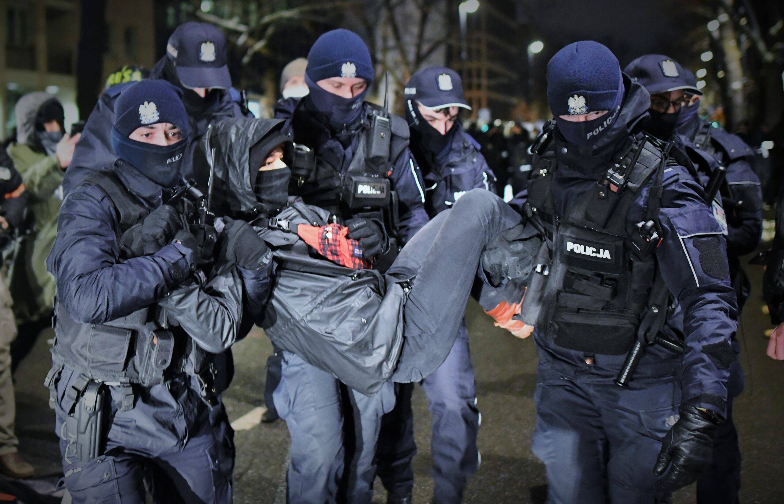 Warszawa, protest 28.01.2021