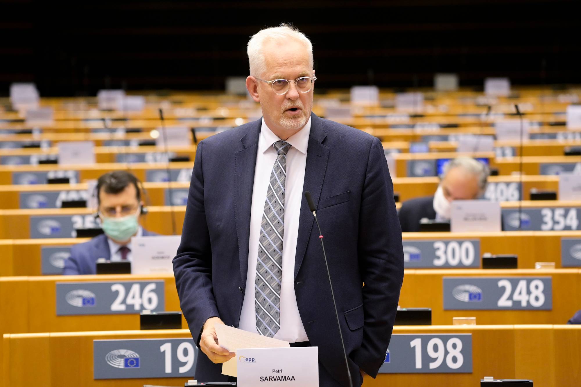 Petri Sarvamaa w Parlamencie Europejskim