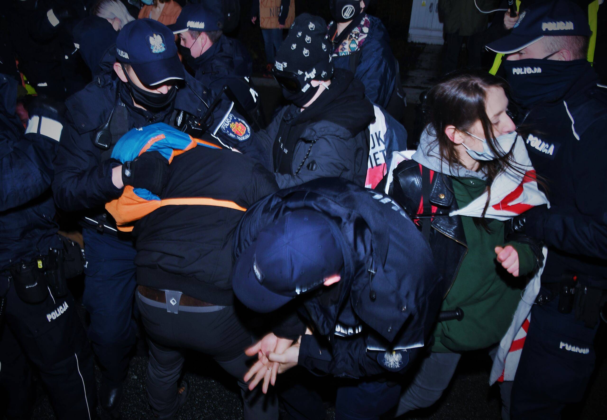 Warszawa, protest 15.04.2021, po decyzji w spr RPO