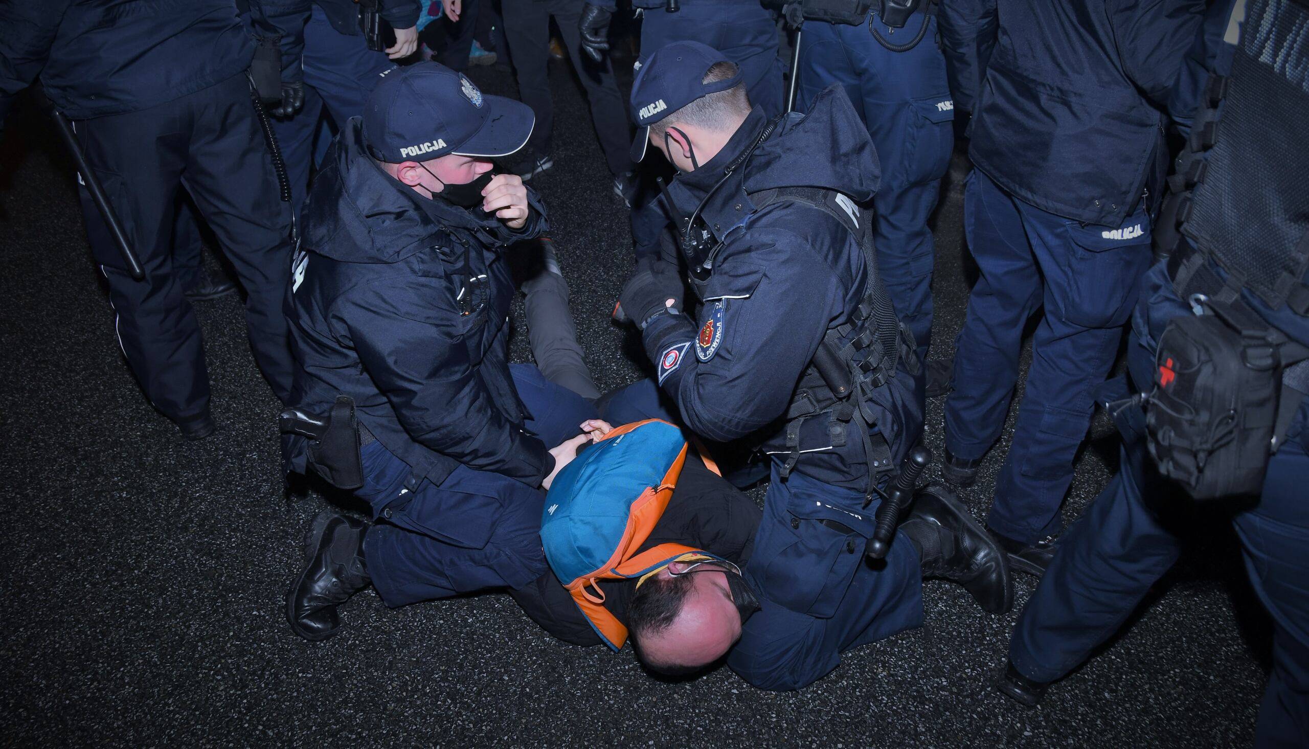 Warszawa, protest 15.04.2021, po decyzji w spr RPO