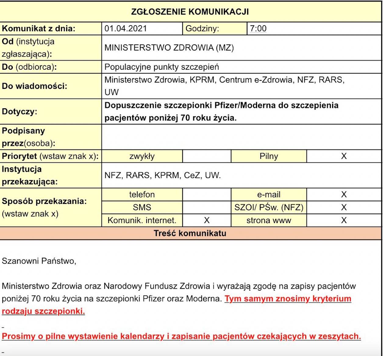 info do punktów szczepień