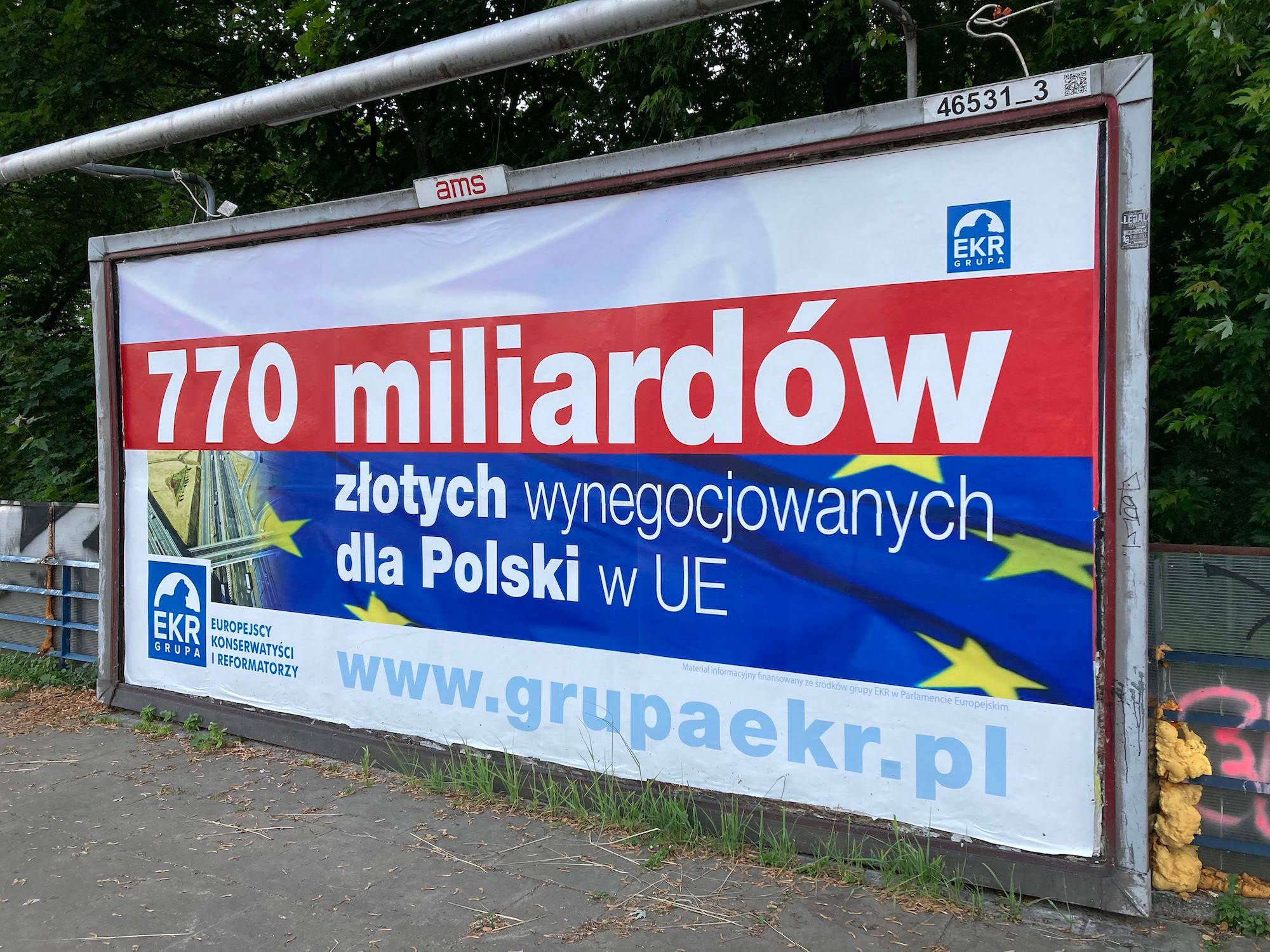 Billboard EKR, 770 mld złotych dla Polski